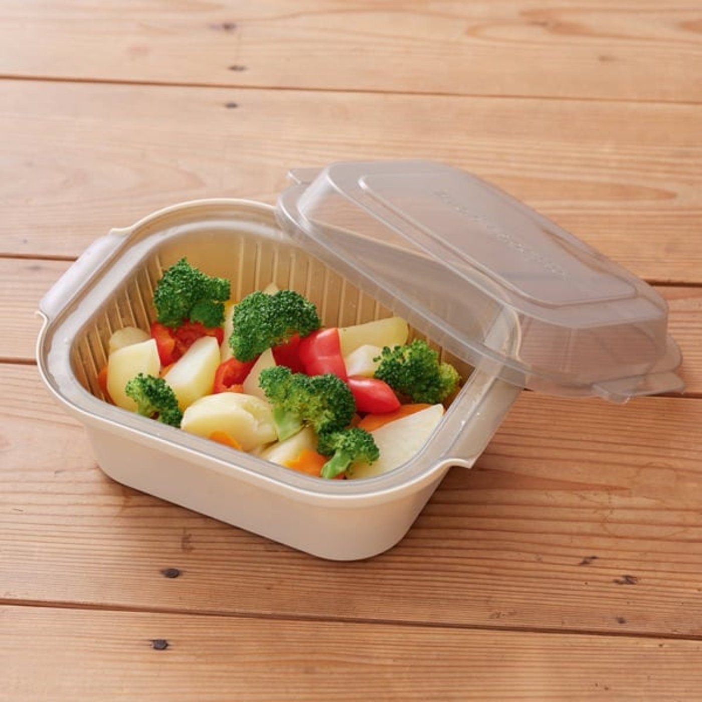 728 【購入品紹介』3coins 温野菜メーカー　330円（税込）