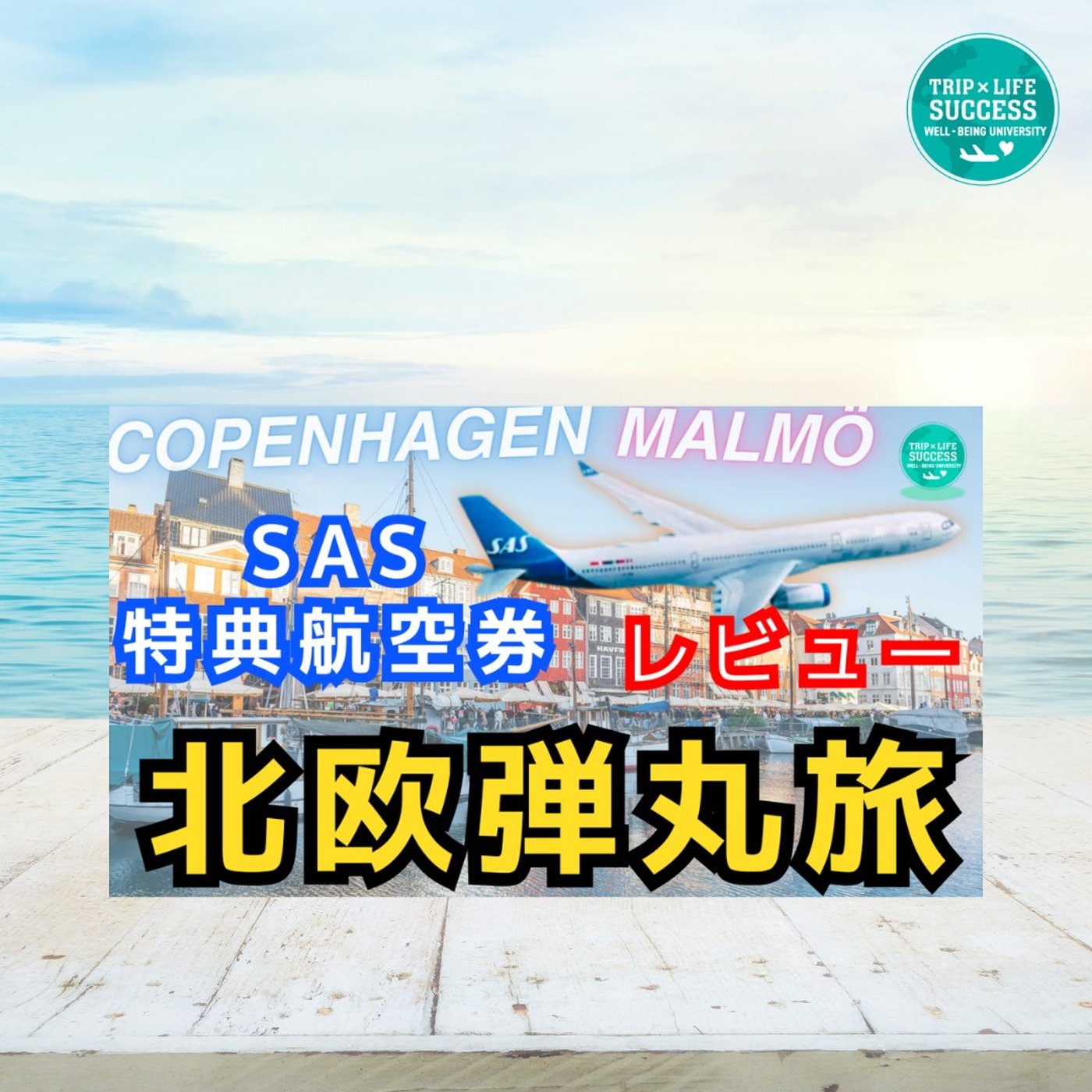 コペンハーゲン＆マルメ 北欧２か国弾丸旅行 デンマーク スウェーデン episode artwork