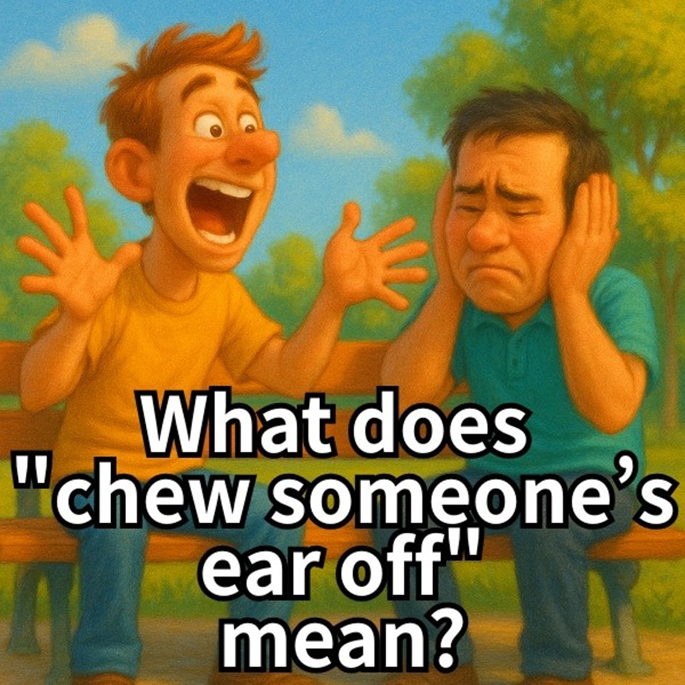 Chew Someone’s Ear Off – Talk Too Much