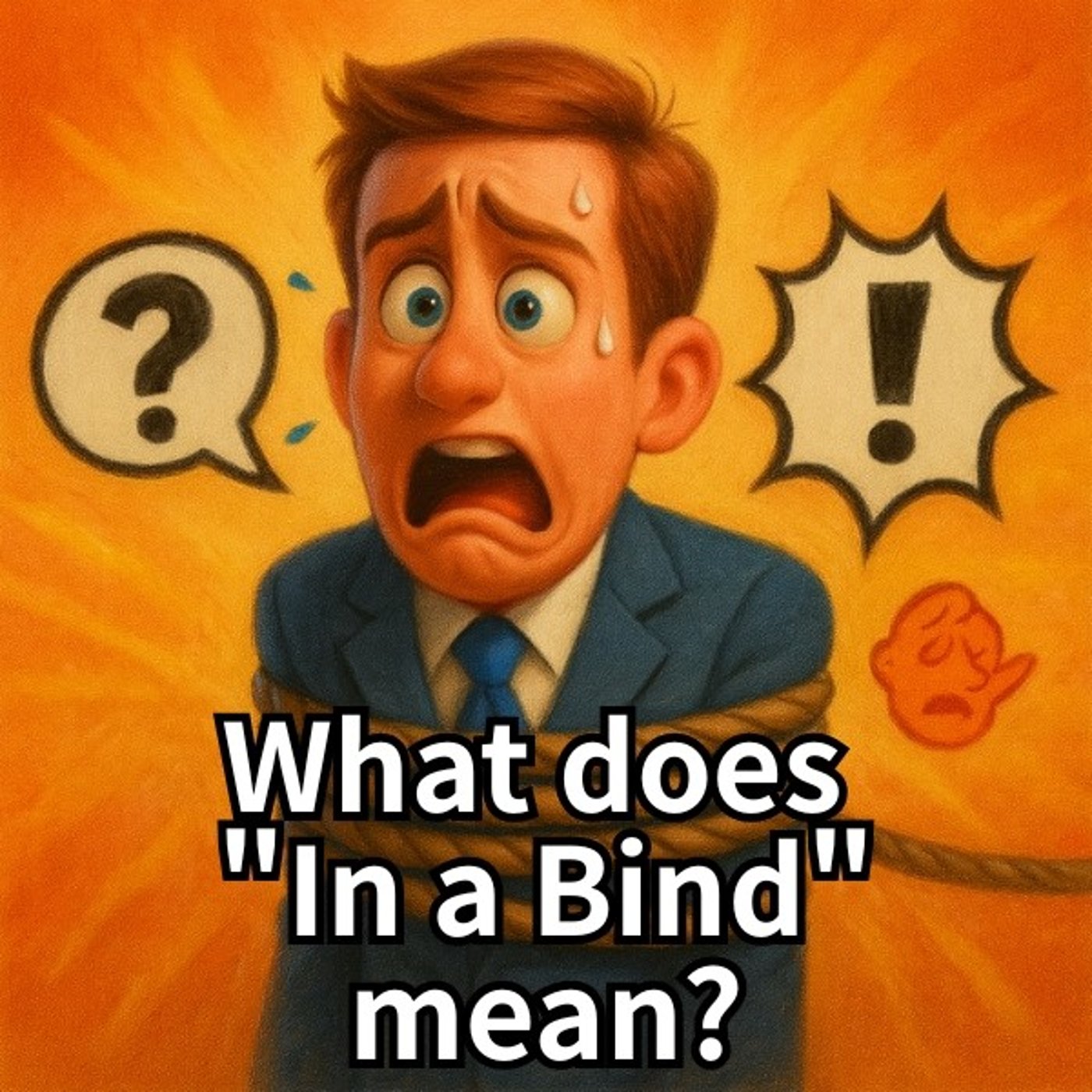 In a Bind – Difficult Situation Idiom