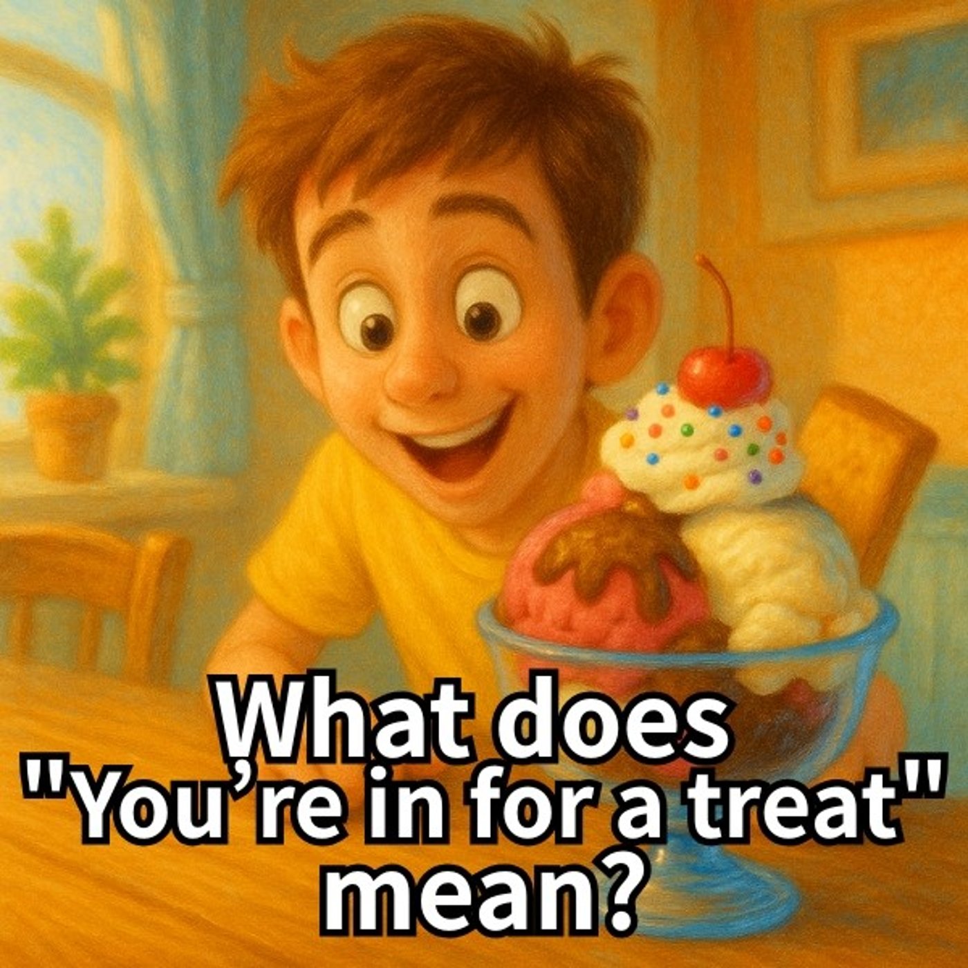 You’re in for a Treat – Fun Ahead Idiom