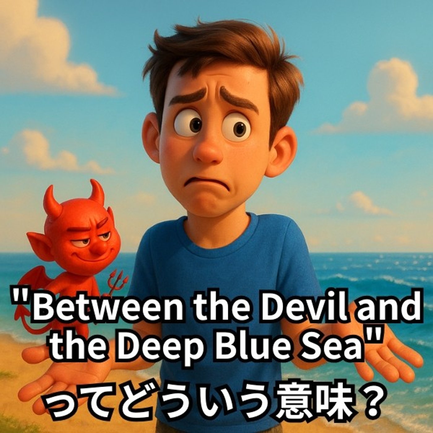 「板挟み」って英語でどう表現する？【イディオム解説】