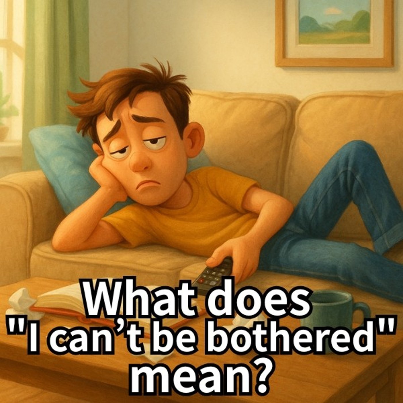 I Can’t Be Bothered – Too Lazy Idiom