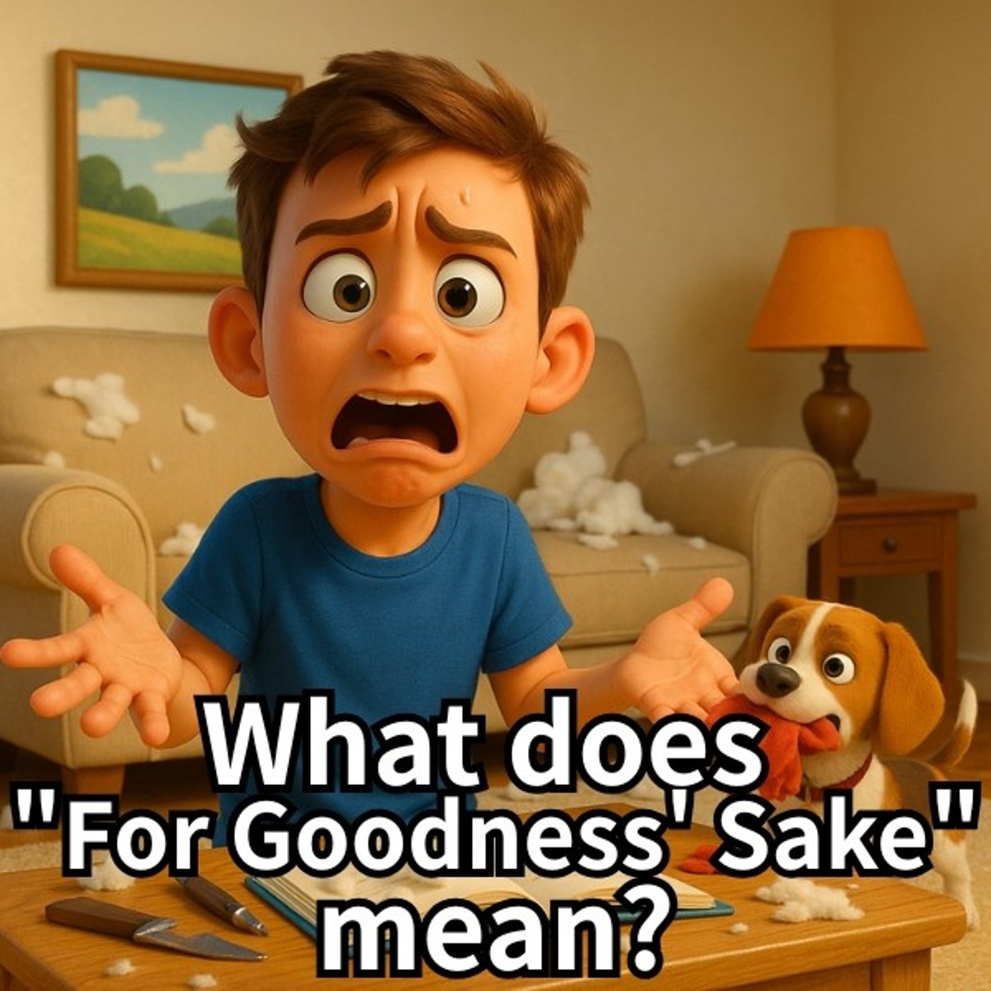 For Goodness’ Sake – Expression Idiom