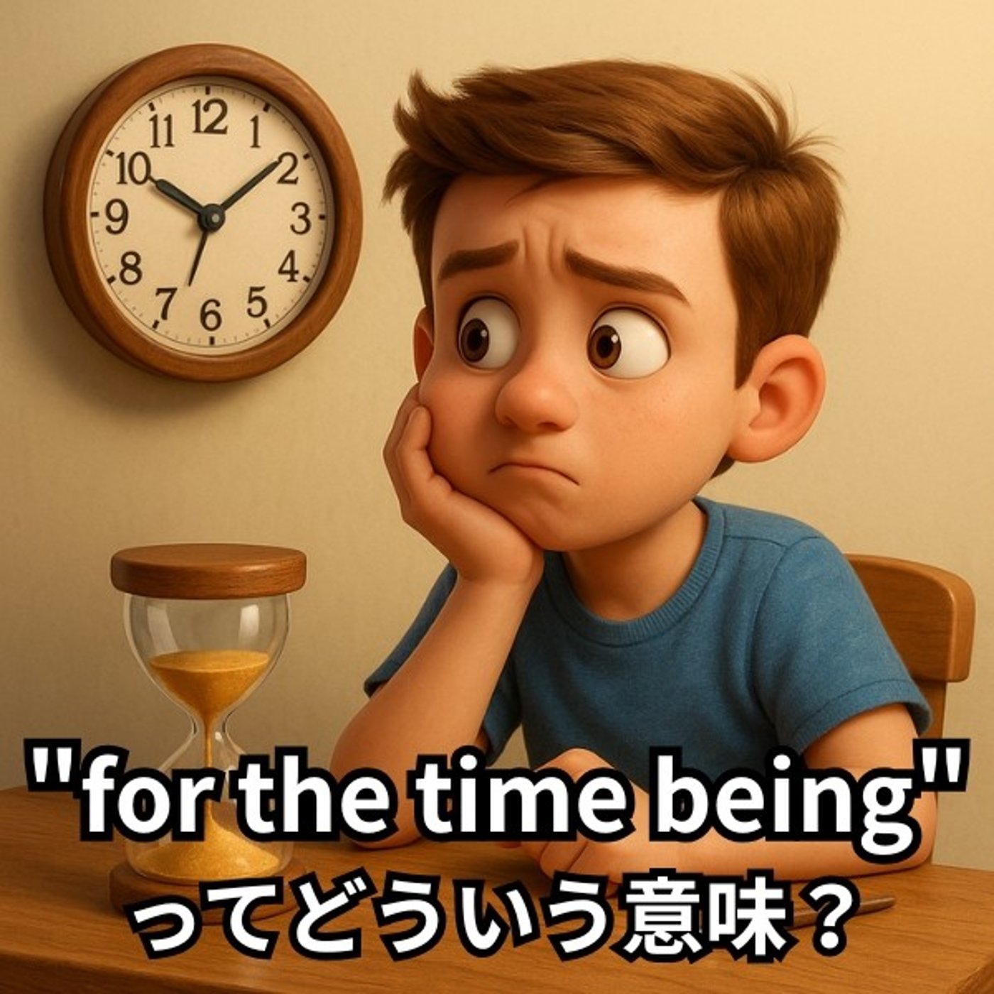 「当面の間」って英語でどう表現する？【イディオム解説】