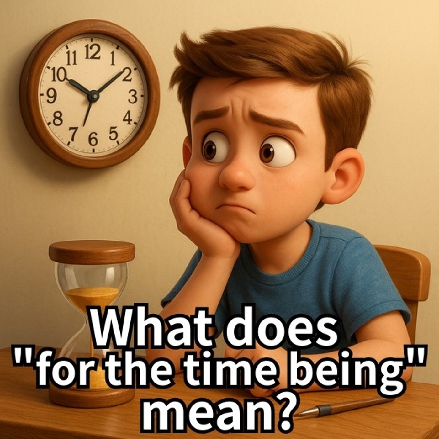 For the Time Being – Temporary Idiom