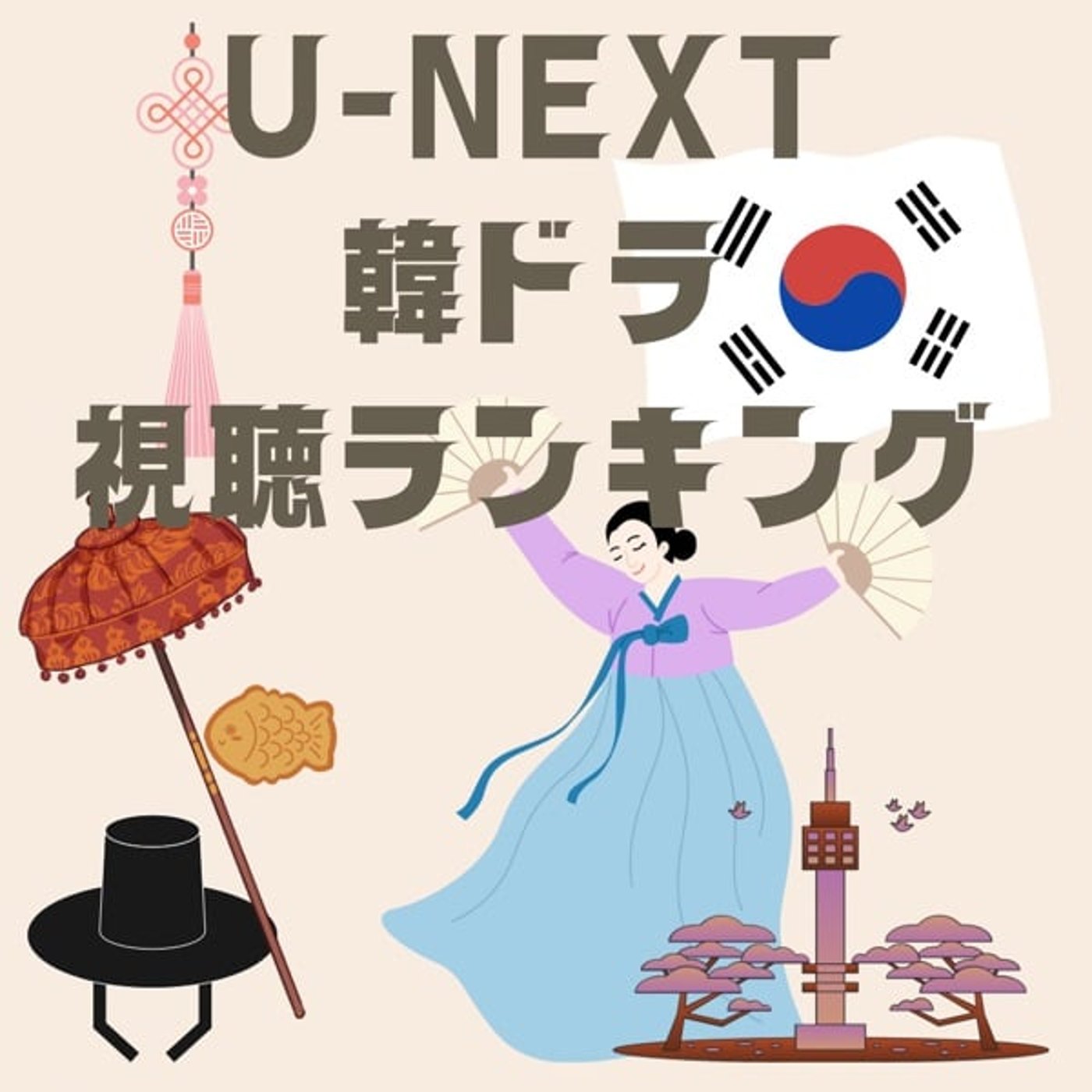 #411「U-NEXT 9/15-26韓ドラ視聴ランキング」10/9/2025