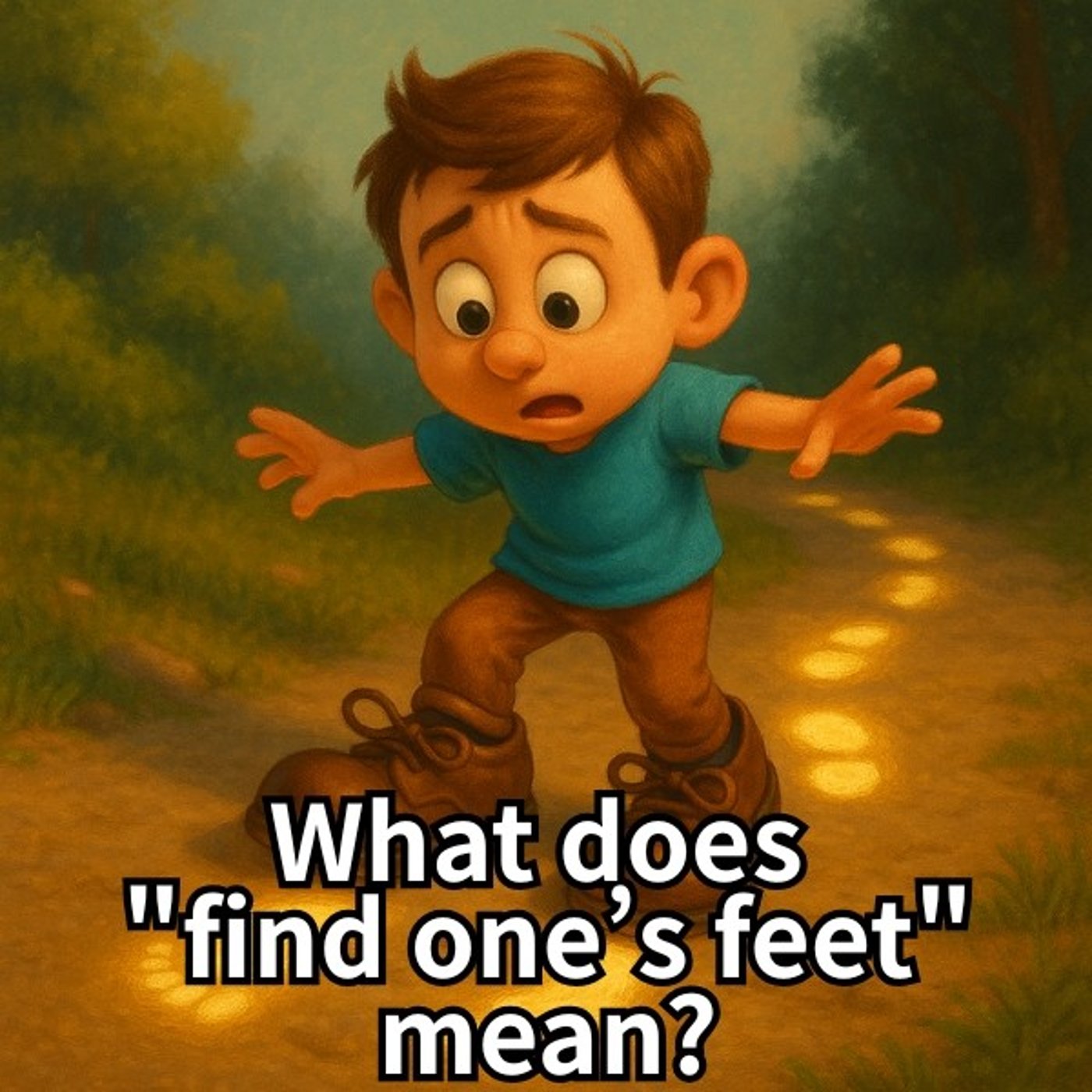 Find One’s Feet – Adjust Idiom