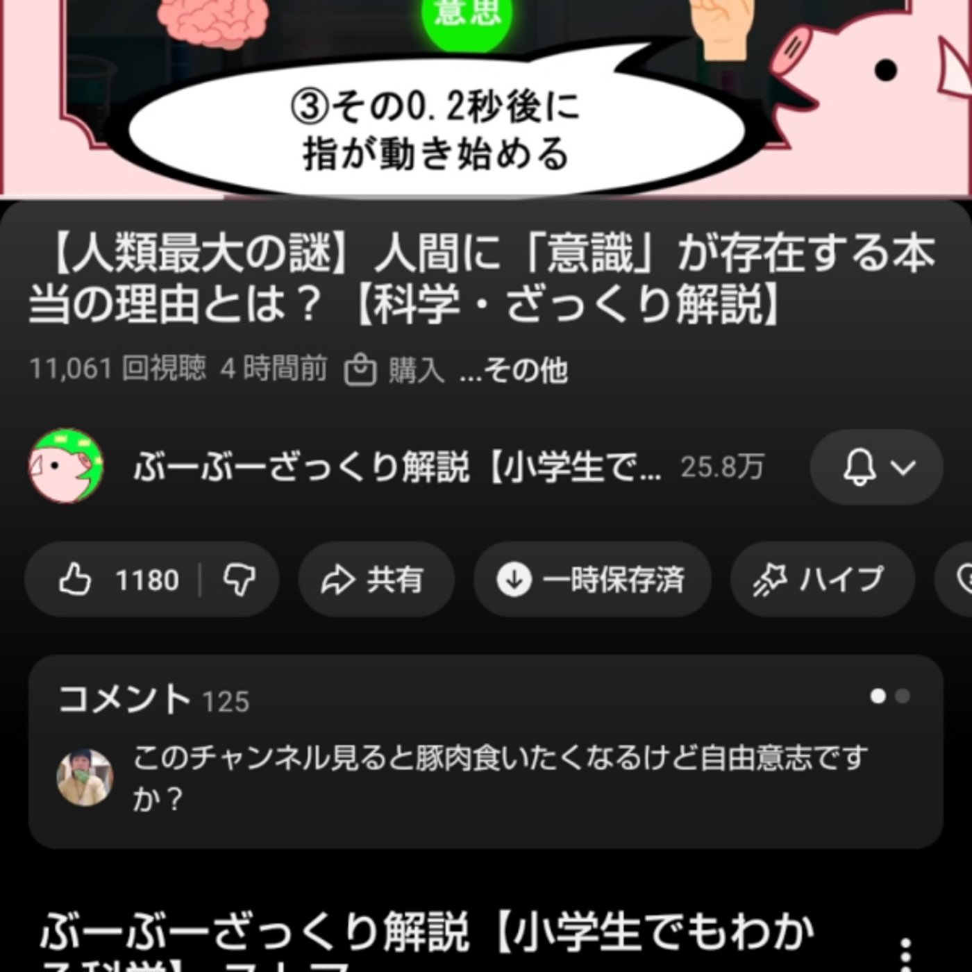 受同意識仮説、意識とよりも脳が先に動くから記録役説、どう思う? 受同意識仮説、意識とよりも脳が先に動くから記録役説、どう思う?
