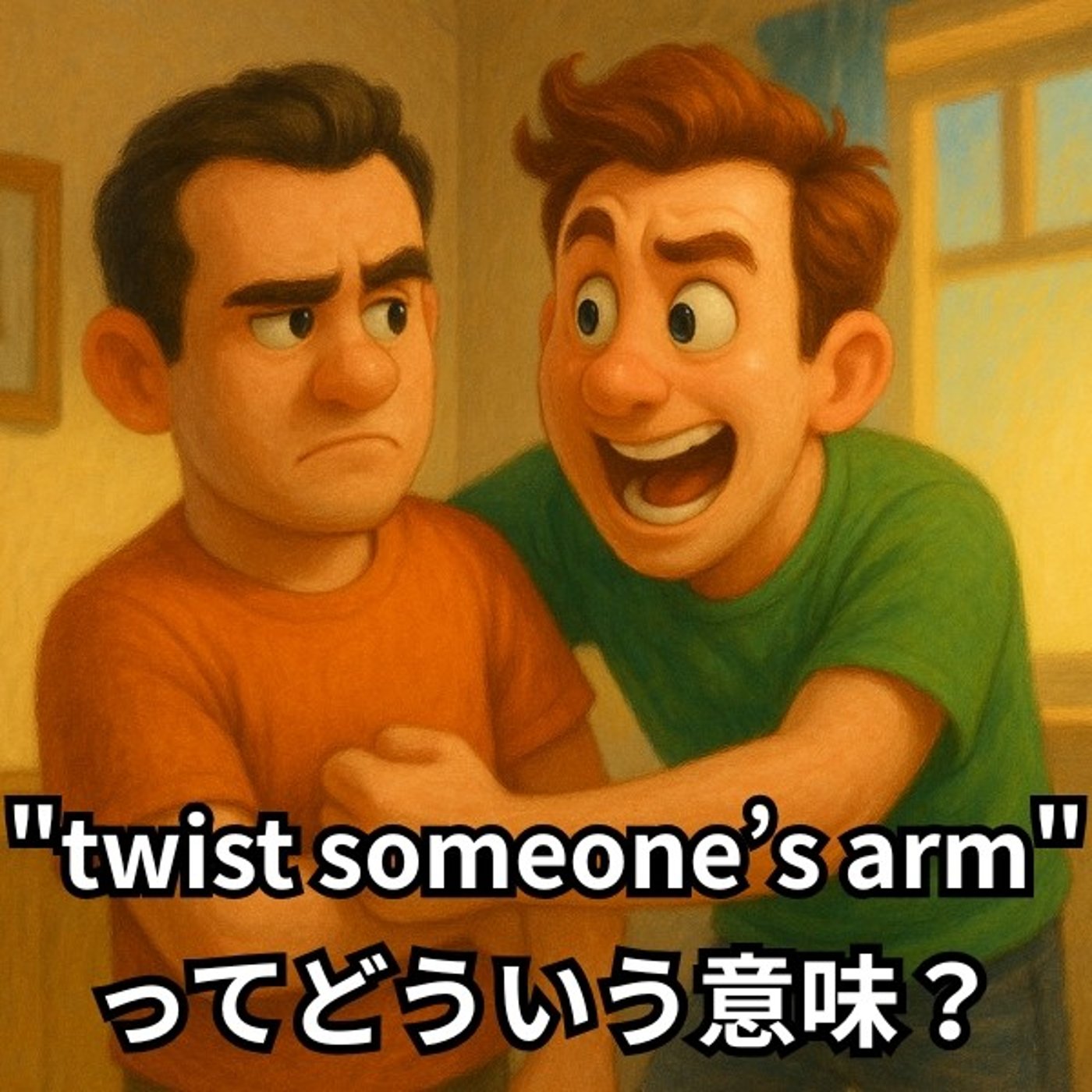 説得してやらせる！って英語でどう表現する？【イディオム解説】