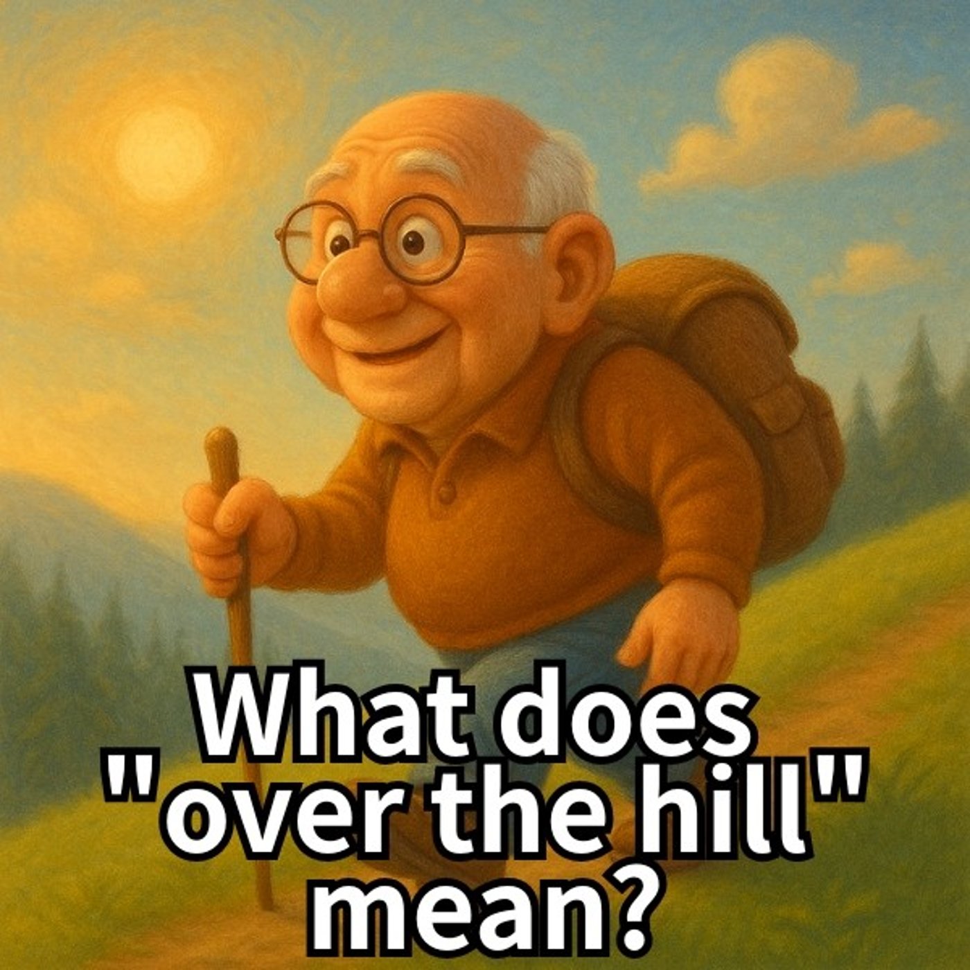 Over the Hill – Aging Idiom