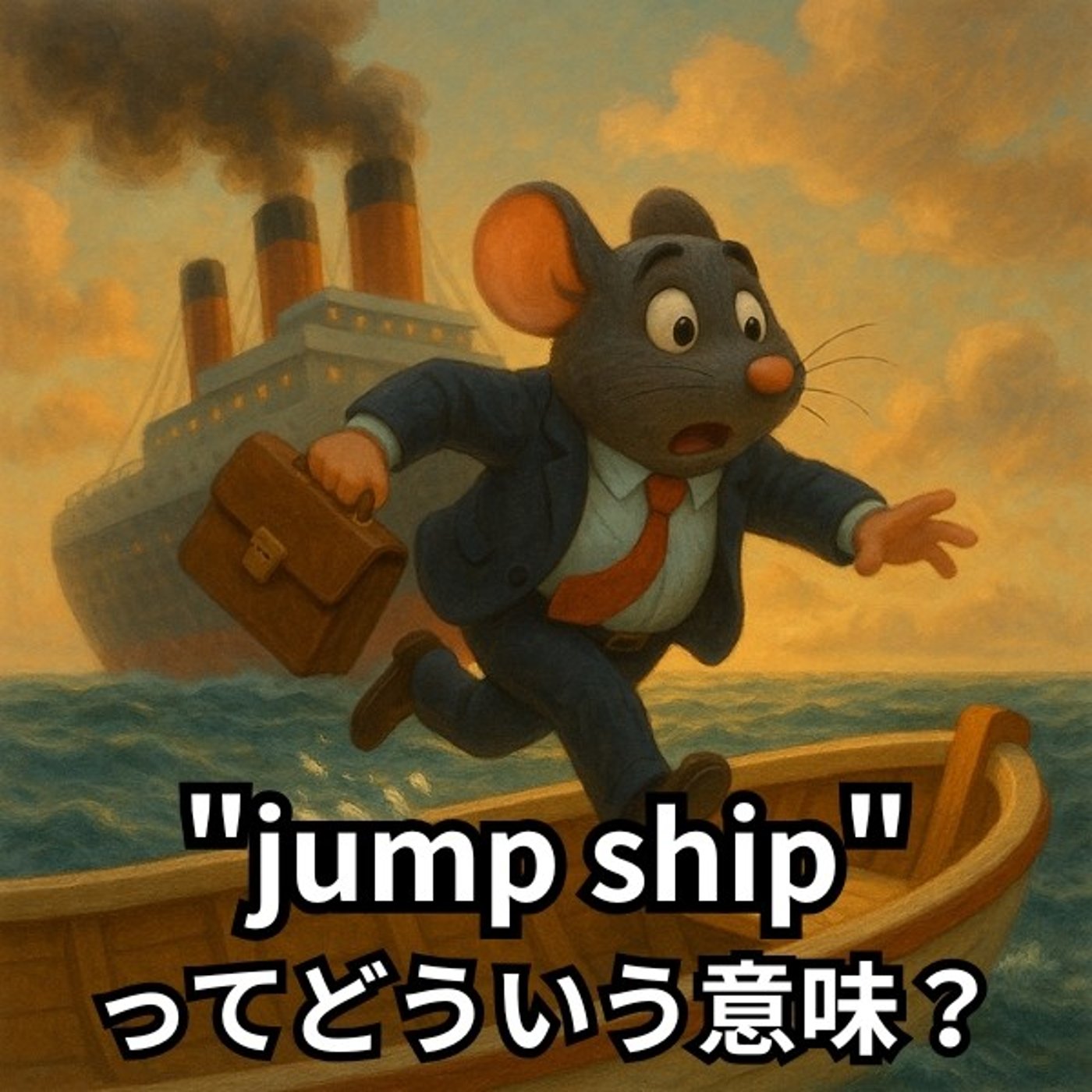 「見限って離脱」って英語でどう表現する？【イディオム解説】