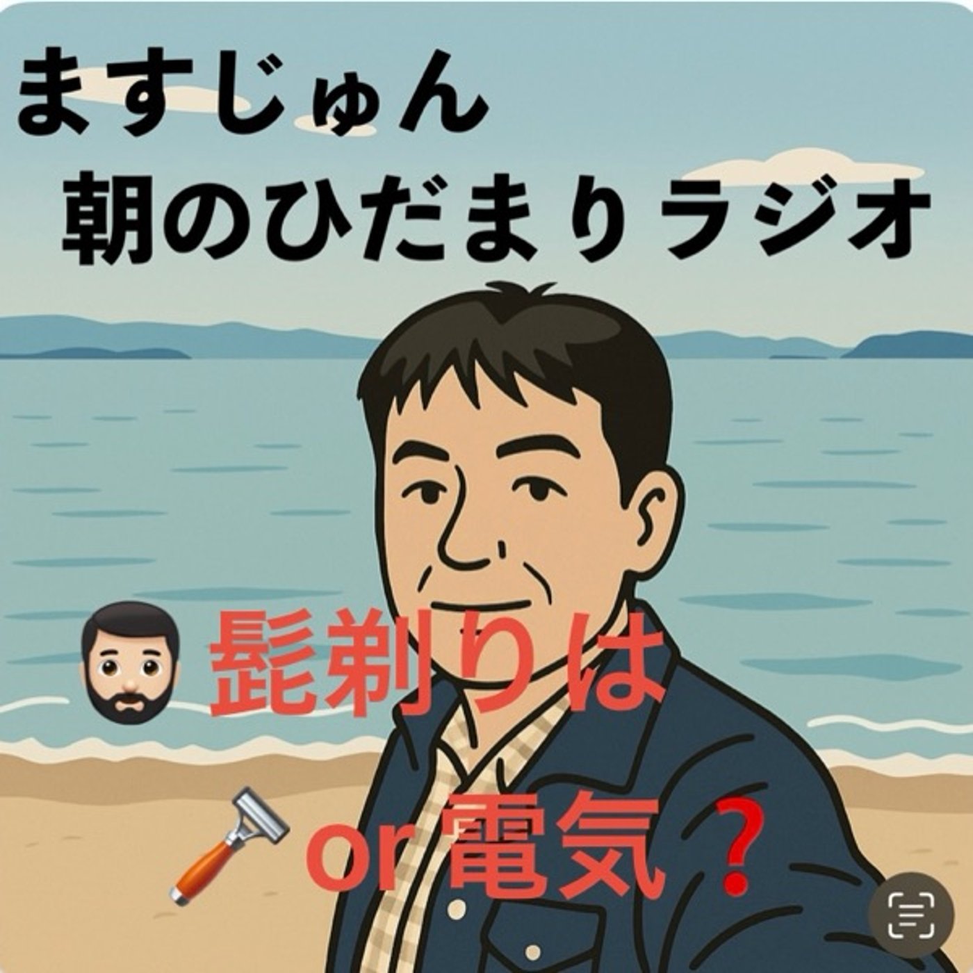 【1871回】🧔🏻‍♂️髭剃りはカミソリ🪒or電気💡どっちが好き？ episode artwork