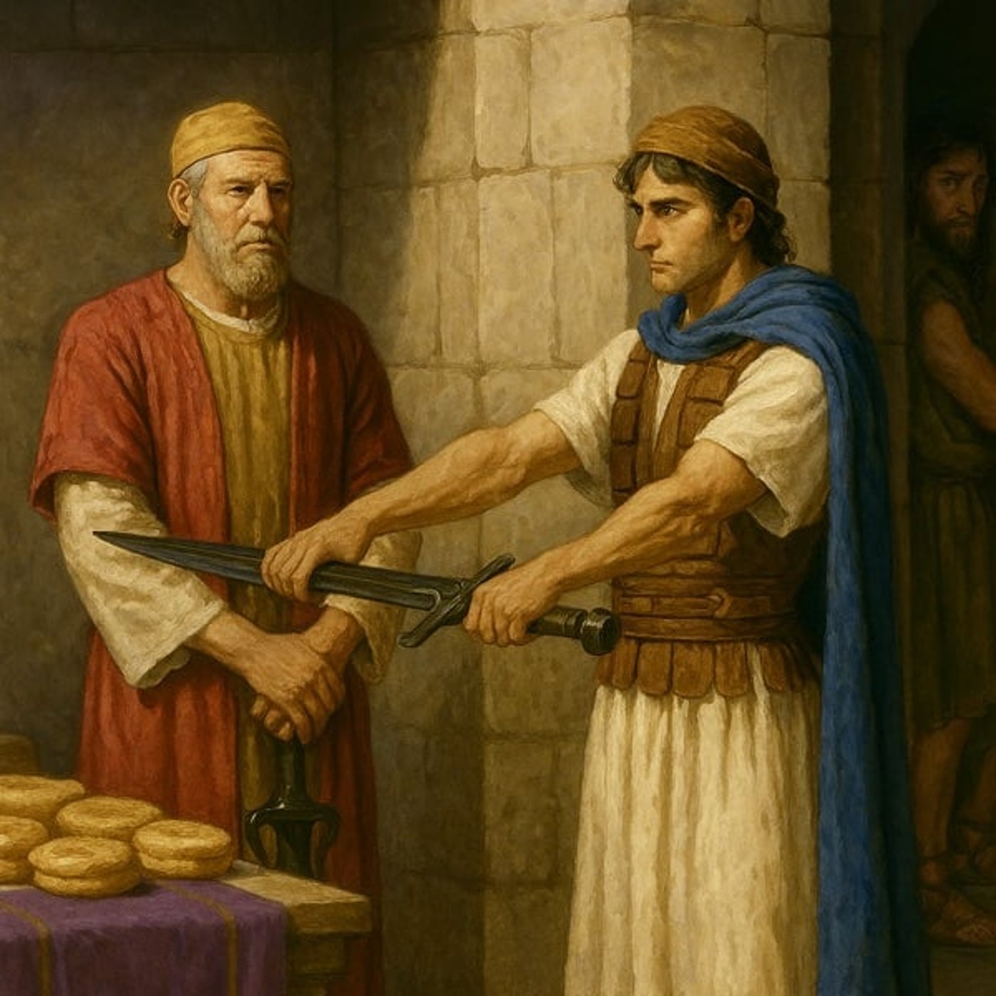 サムエル記第一21章「ダビデ供えのパンとゴリヤテの剣をもらう」聖書輪読会#147