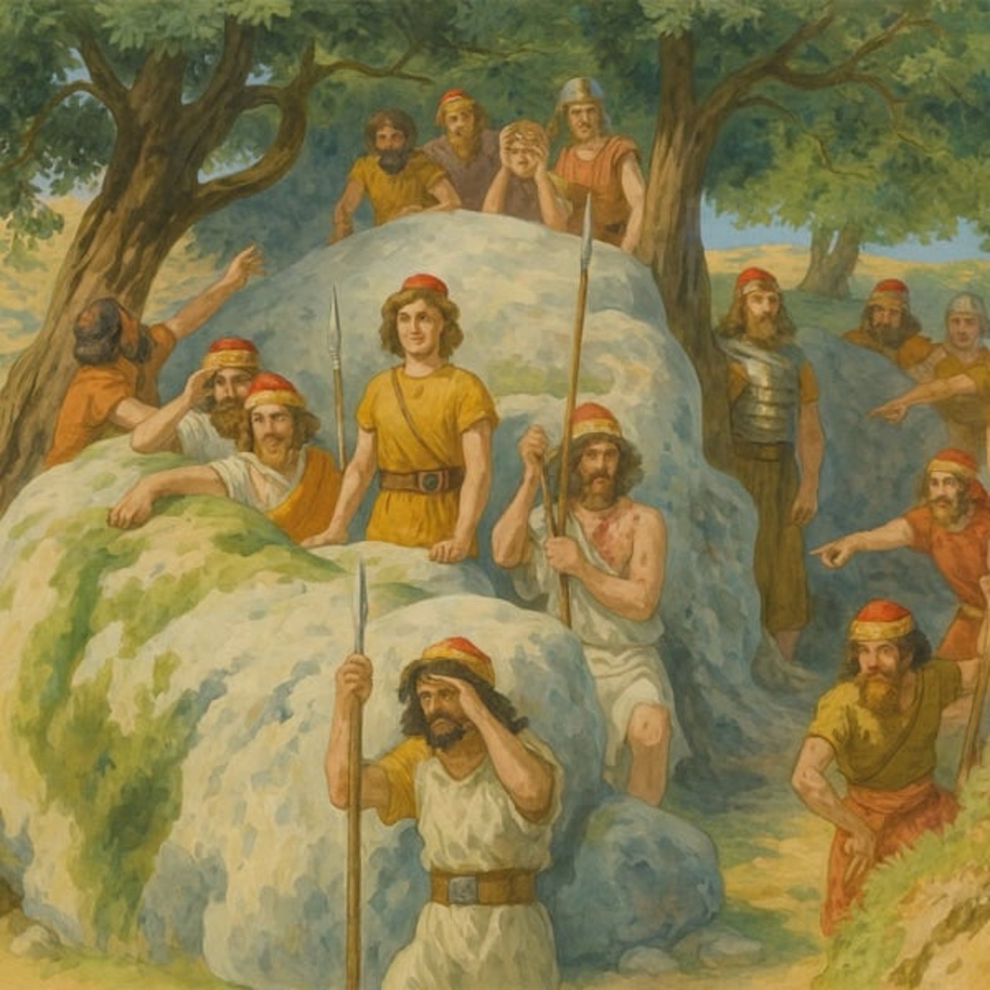 サムエル記第一23章「ケイラ、ジフの荒野、仕切りの岩山」聖書輪読会#149