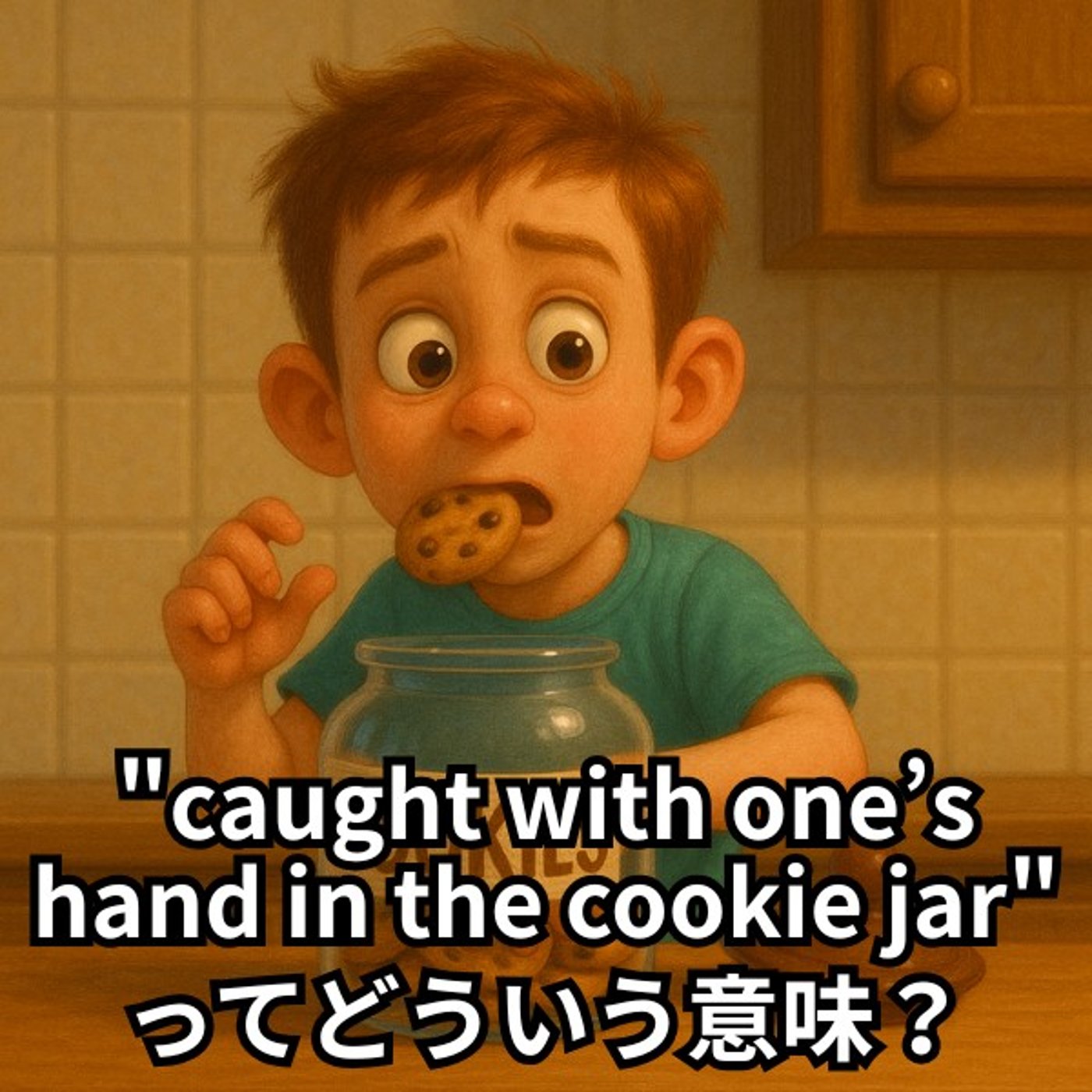 「現行犯でバレる」って英語でどう表現する？【イディオム解説】