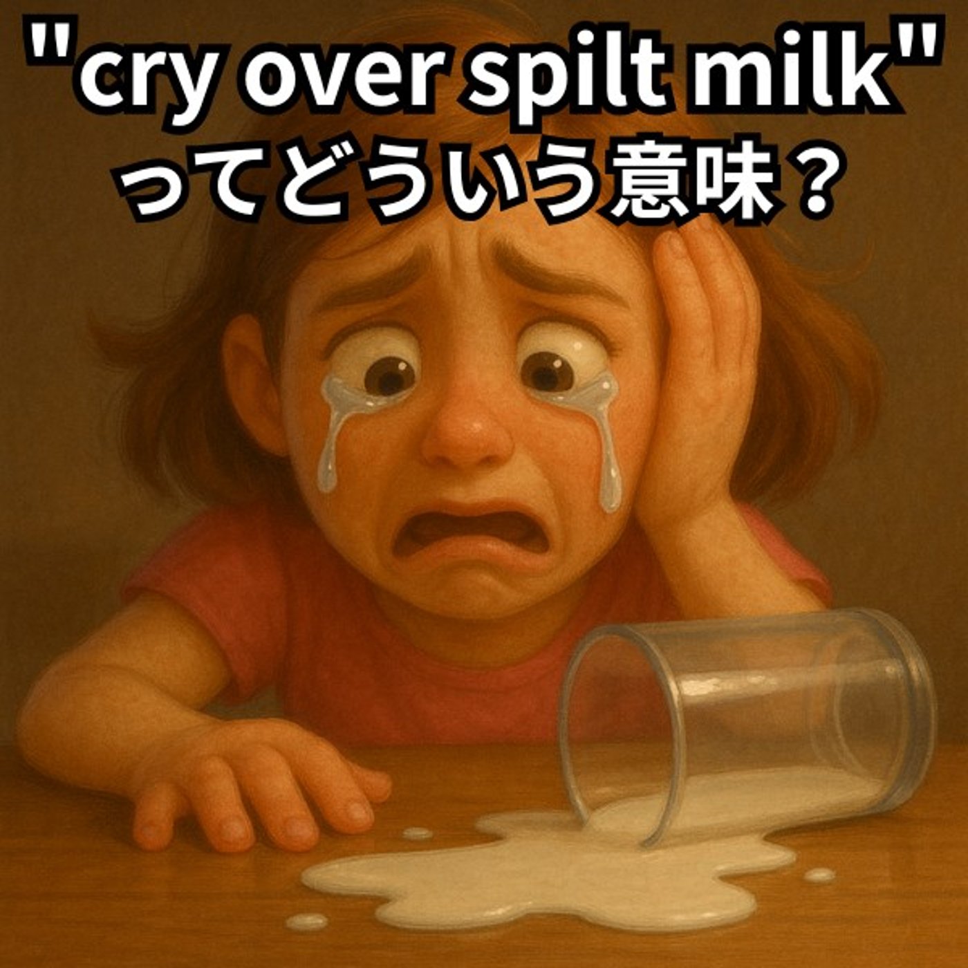 「覆水盆に返らず」って英語でどう表現する？【イディオム解説】