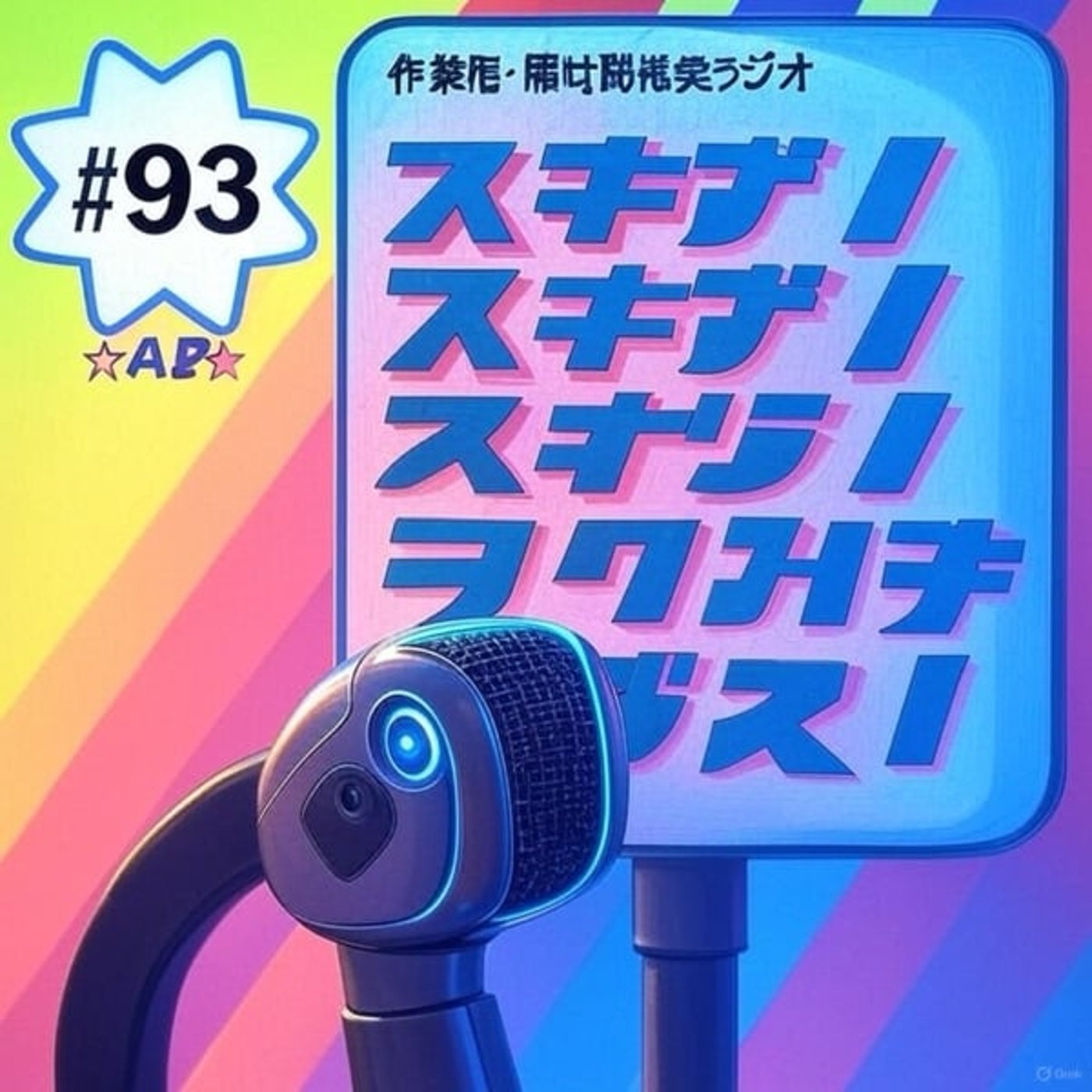 #93「AIにスキラクを考察させてみた／テーマソングが出来ました！」 episode artwork