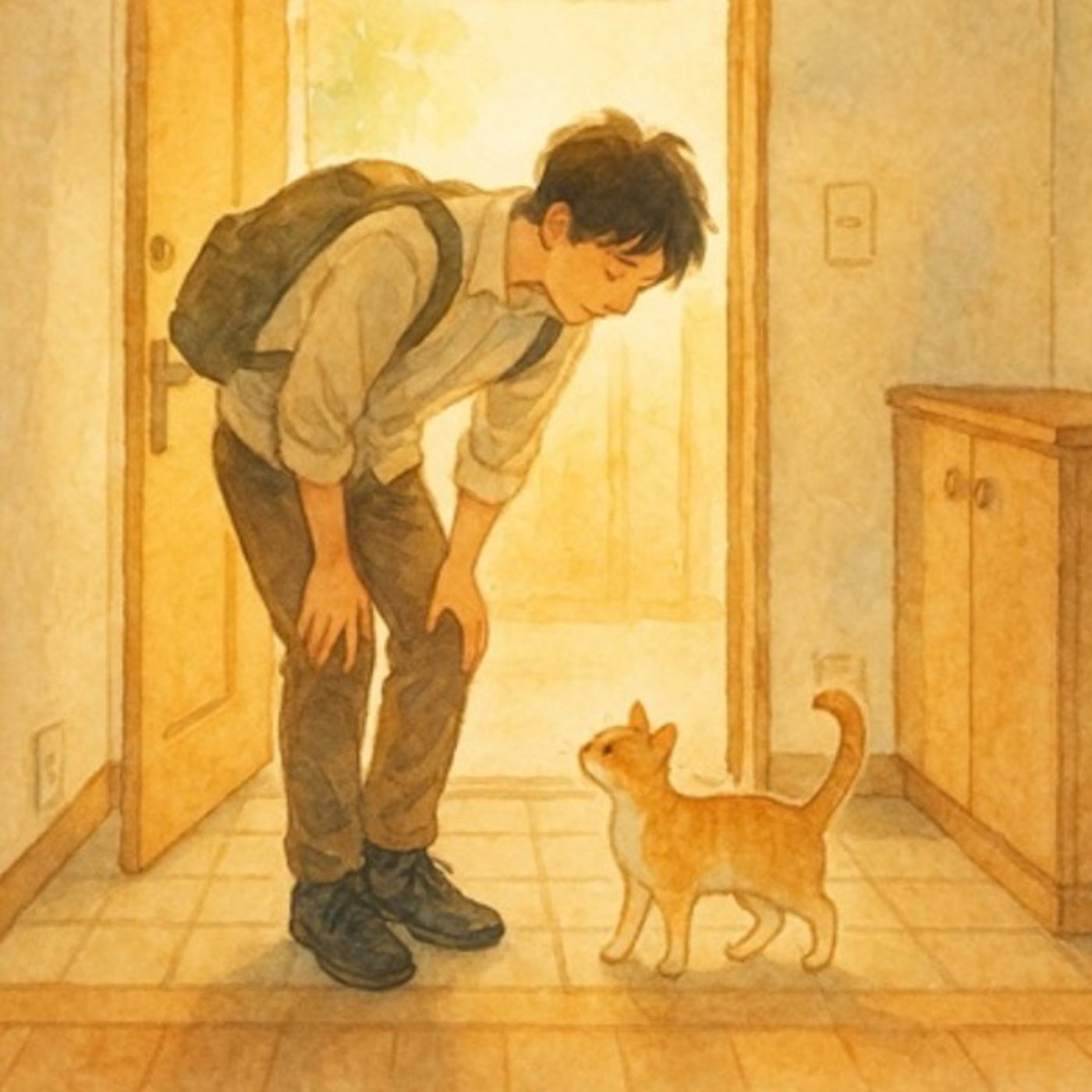 猫は誰に声を向けるのか―玄関100秒のコミュニケーション episode artwork