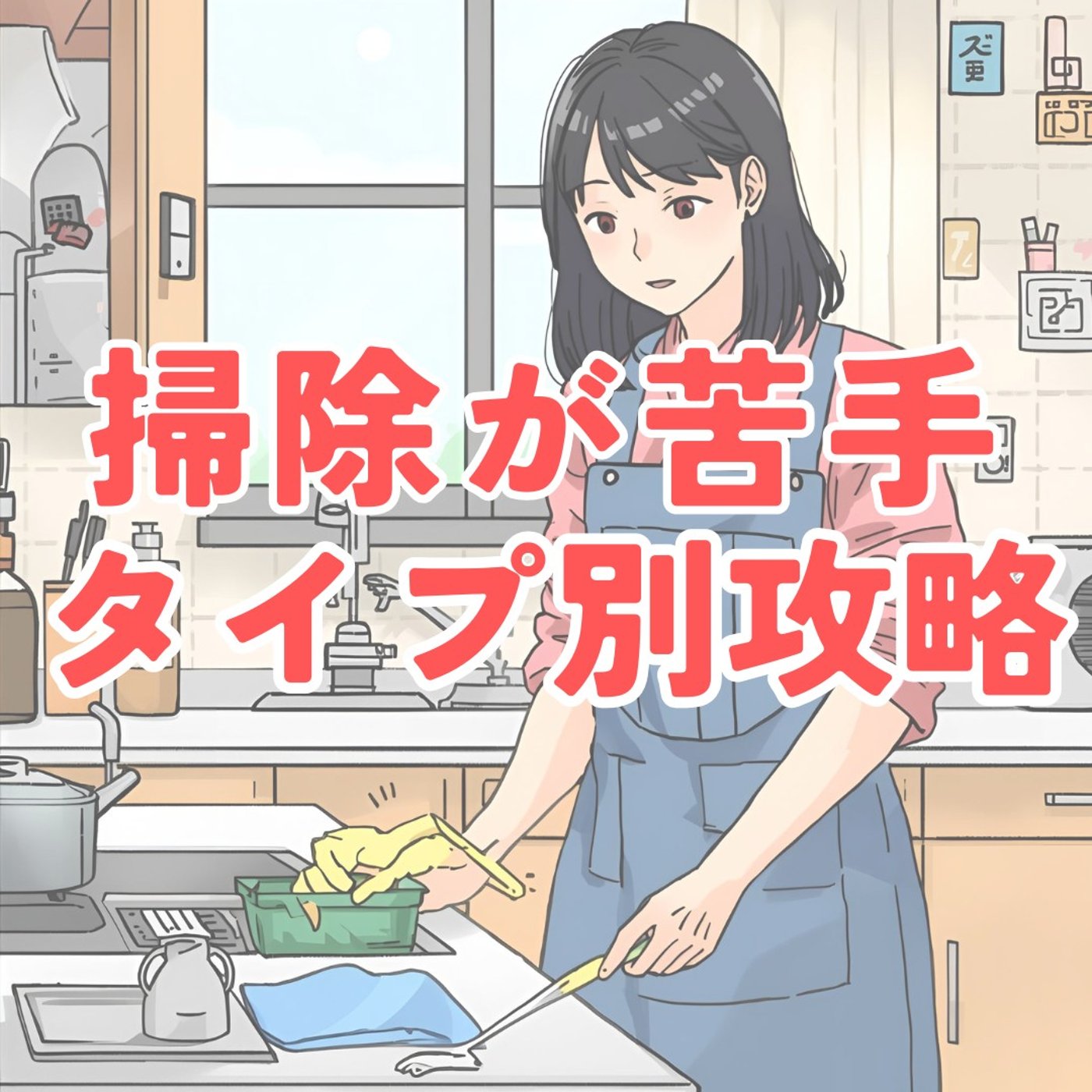 【大掃除】清掃は苦手ですか？  タイプ別の攻略法 #346