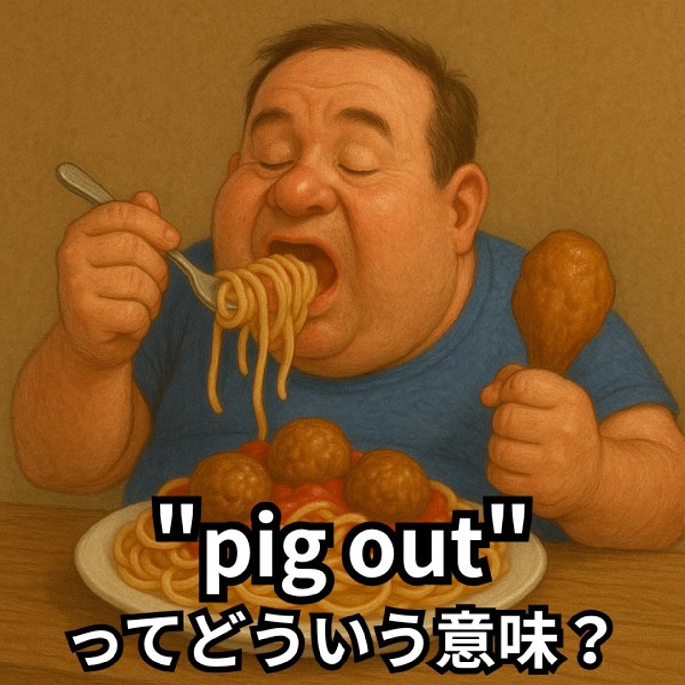 食べすぎ！って英語でどう表現する？【イディオム解説】