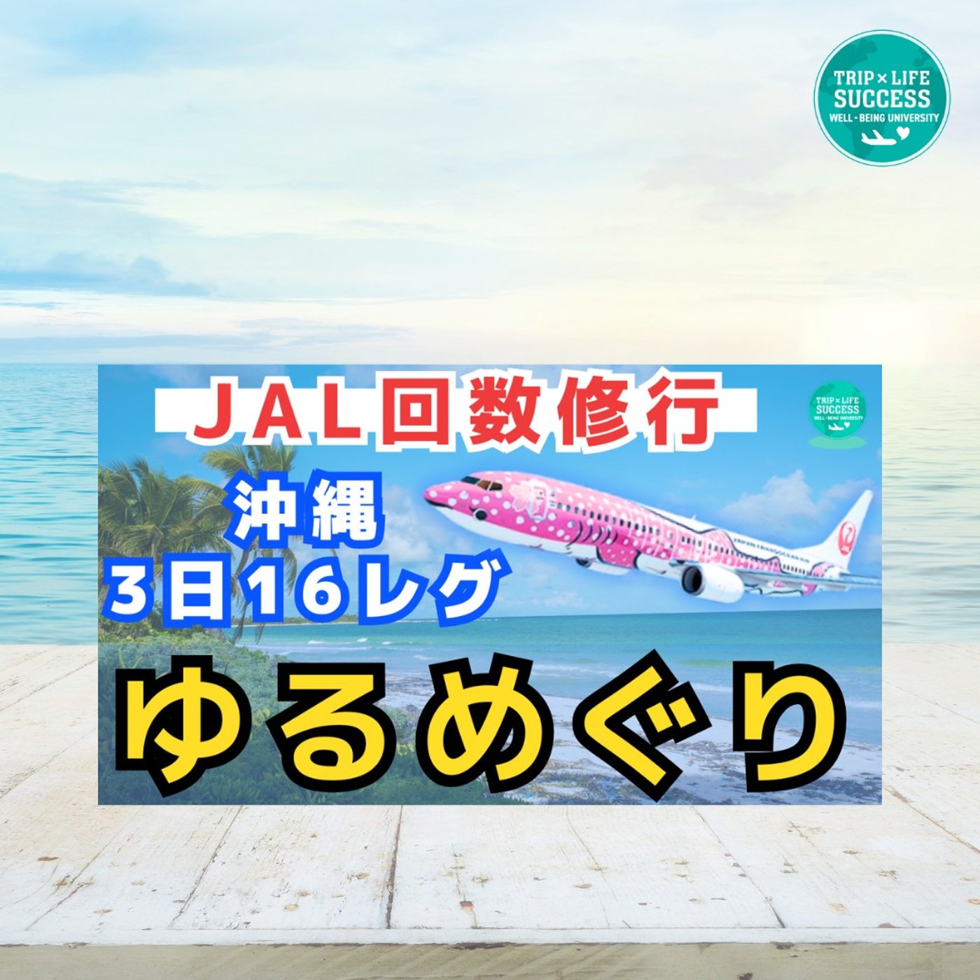 【JAL 回数修行】ゆる過ぎ!? 沖縄島めぐり3日16レグ！