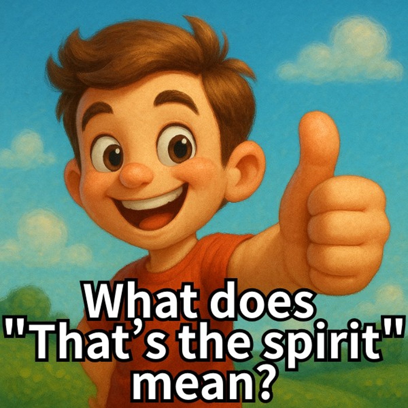 That’s the Spirit – Encouragement