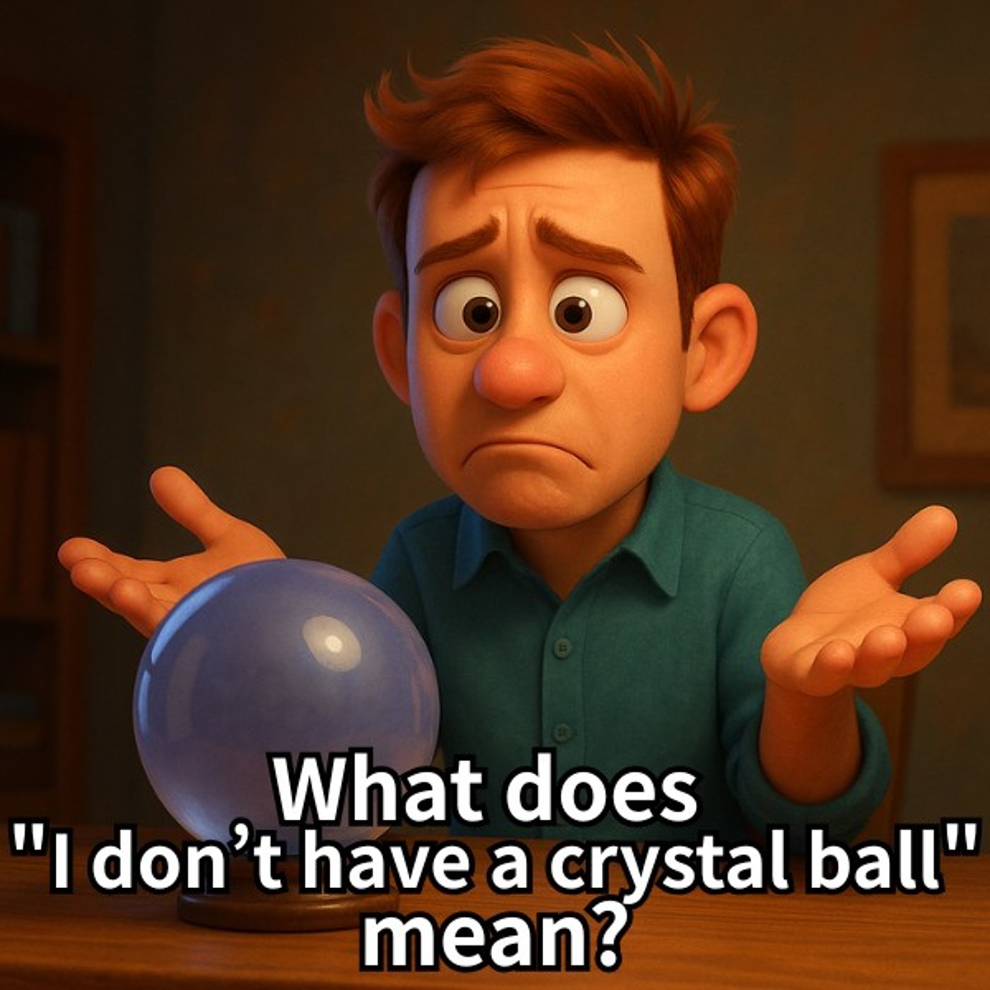 I Don’t Have a Crystal Ball – Uncertain