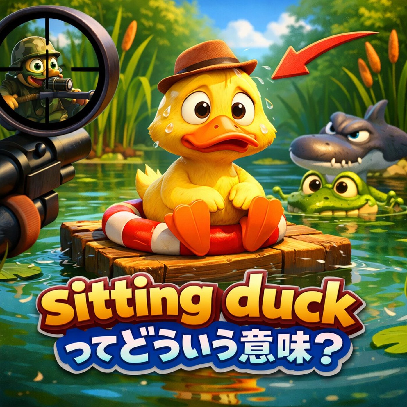 「格好の標的」って英語でどう表現する？【イディオム解説】