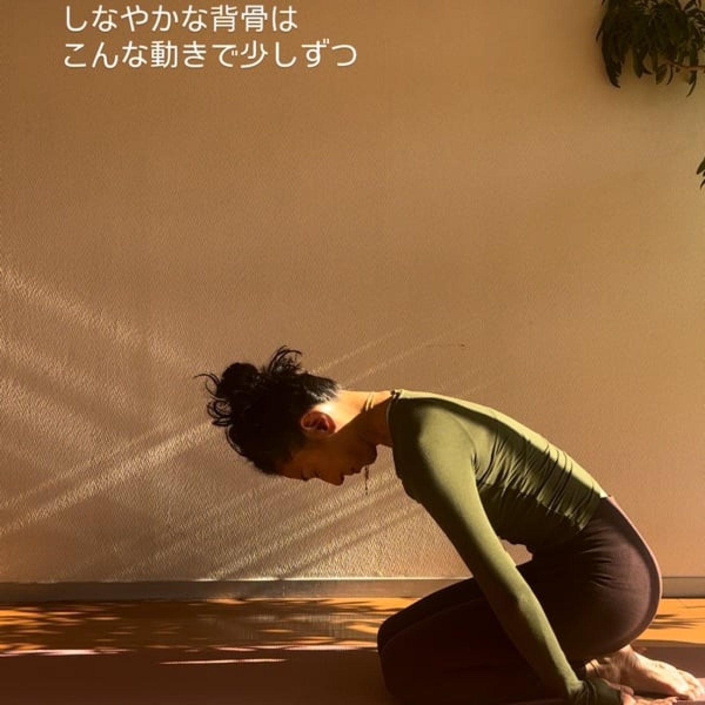 背骨のローリングダウン＆アップは、なぜカラダに優しいのか？