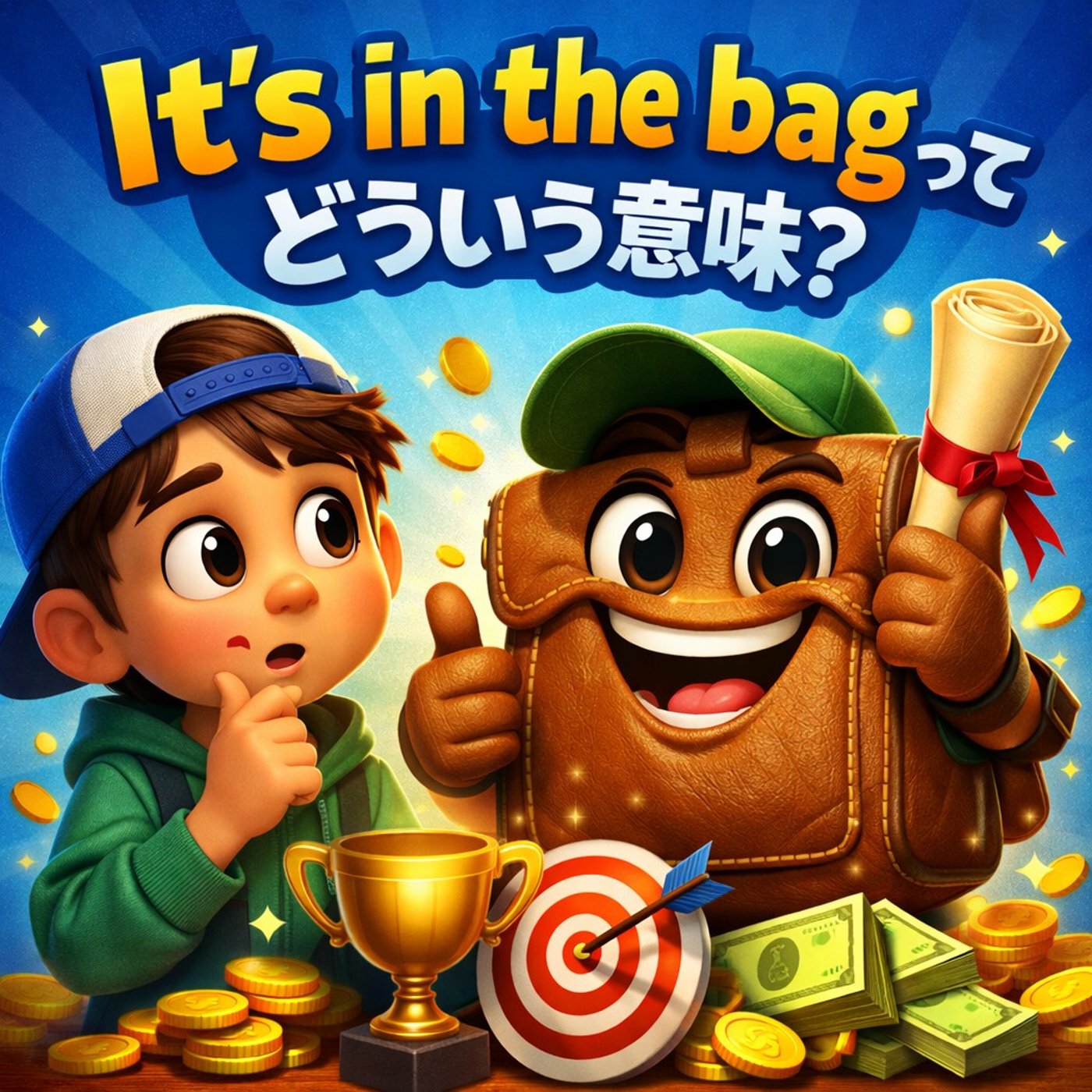 もう確実だね！って英語でどう表現する？【イディオム解説】