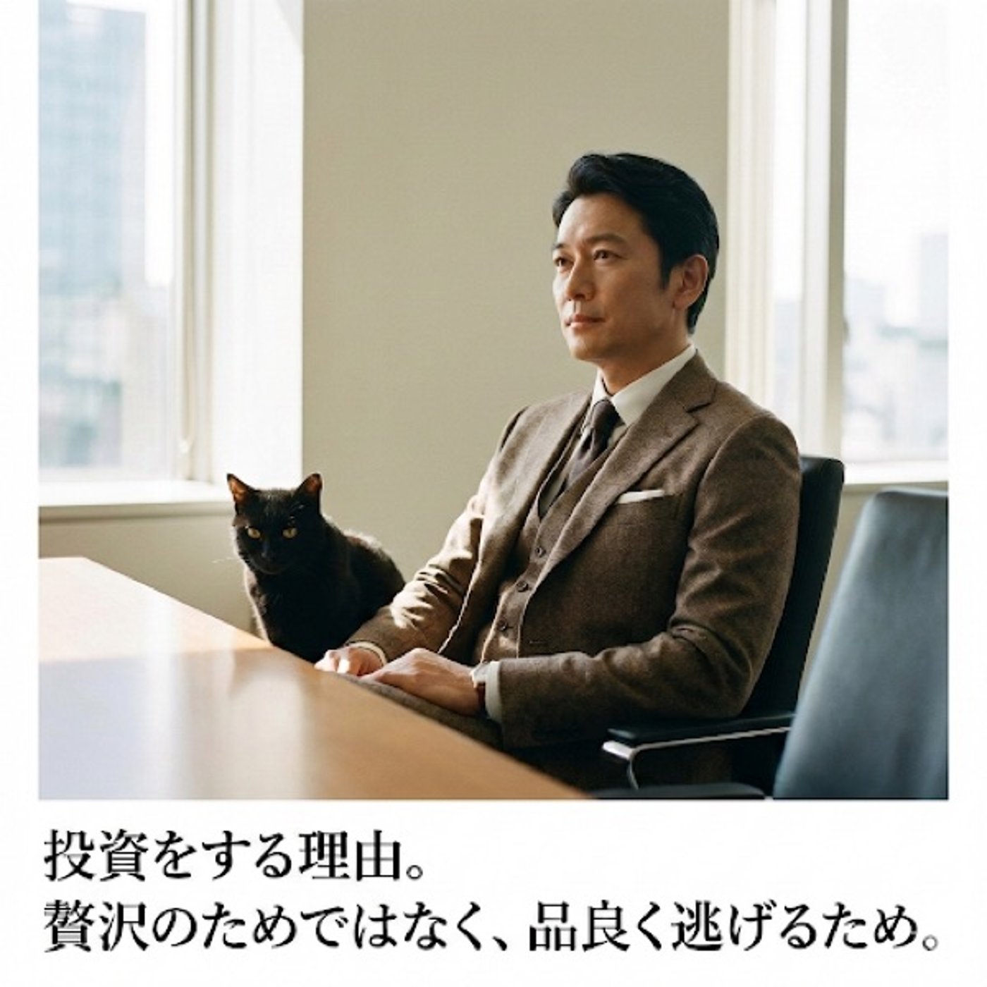 投資をする理由。贅沢のためではなく、品良く逃げるため。  episode artwork