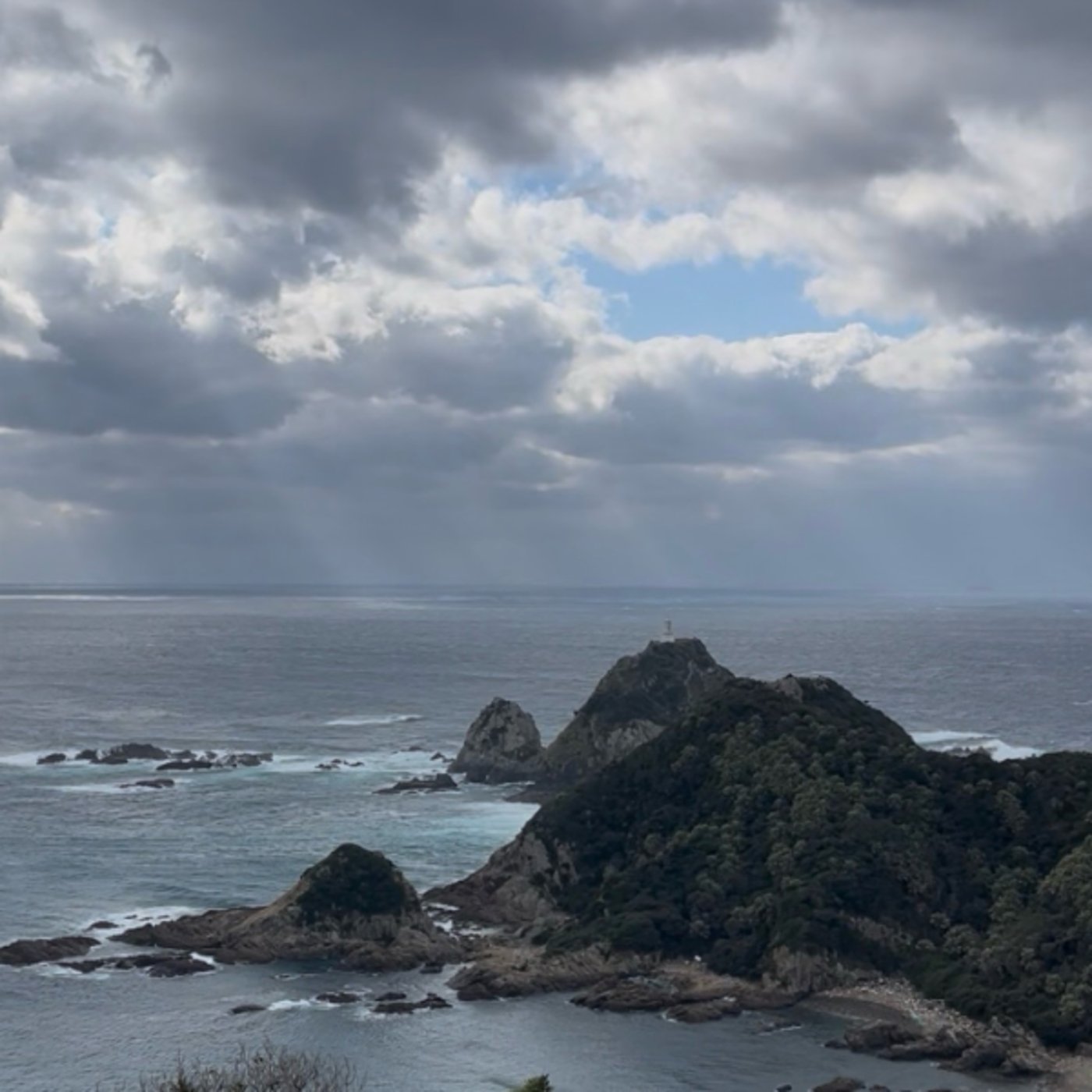 激風の中、佐多岬に到着‼️