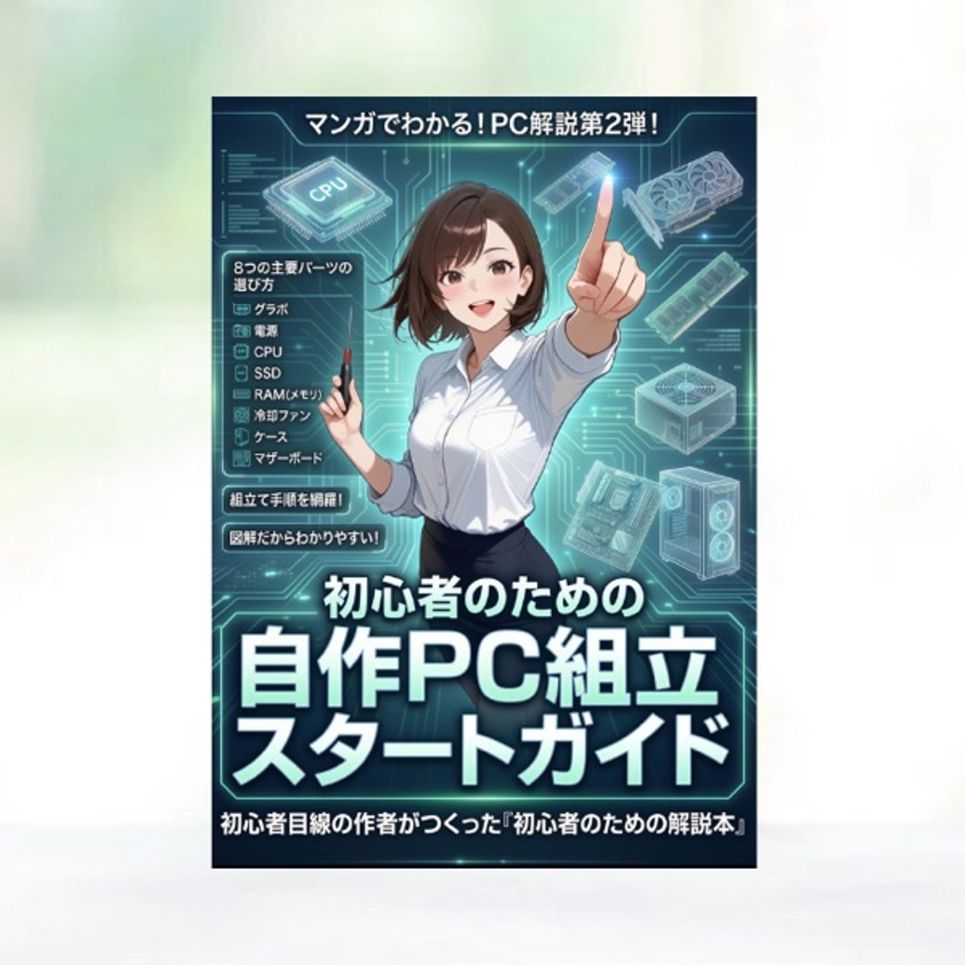 #163 『 マンガでわかる！PC解説第2弾！初心者のための自作ＰＣ組立スタート episode artwork