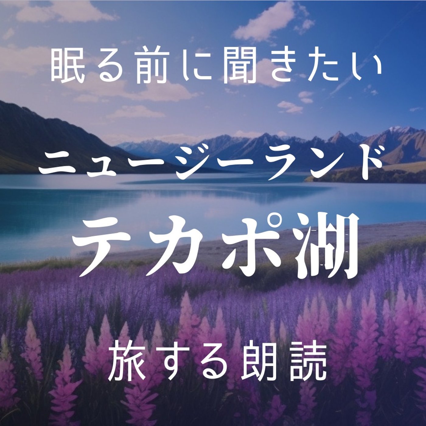 【睡眠導入×朗読】眠る前に聞きたい「旅する朗読」ニュージーランド・テカポ湖