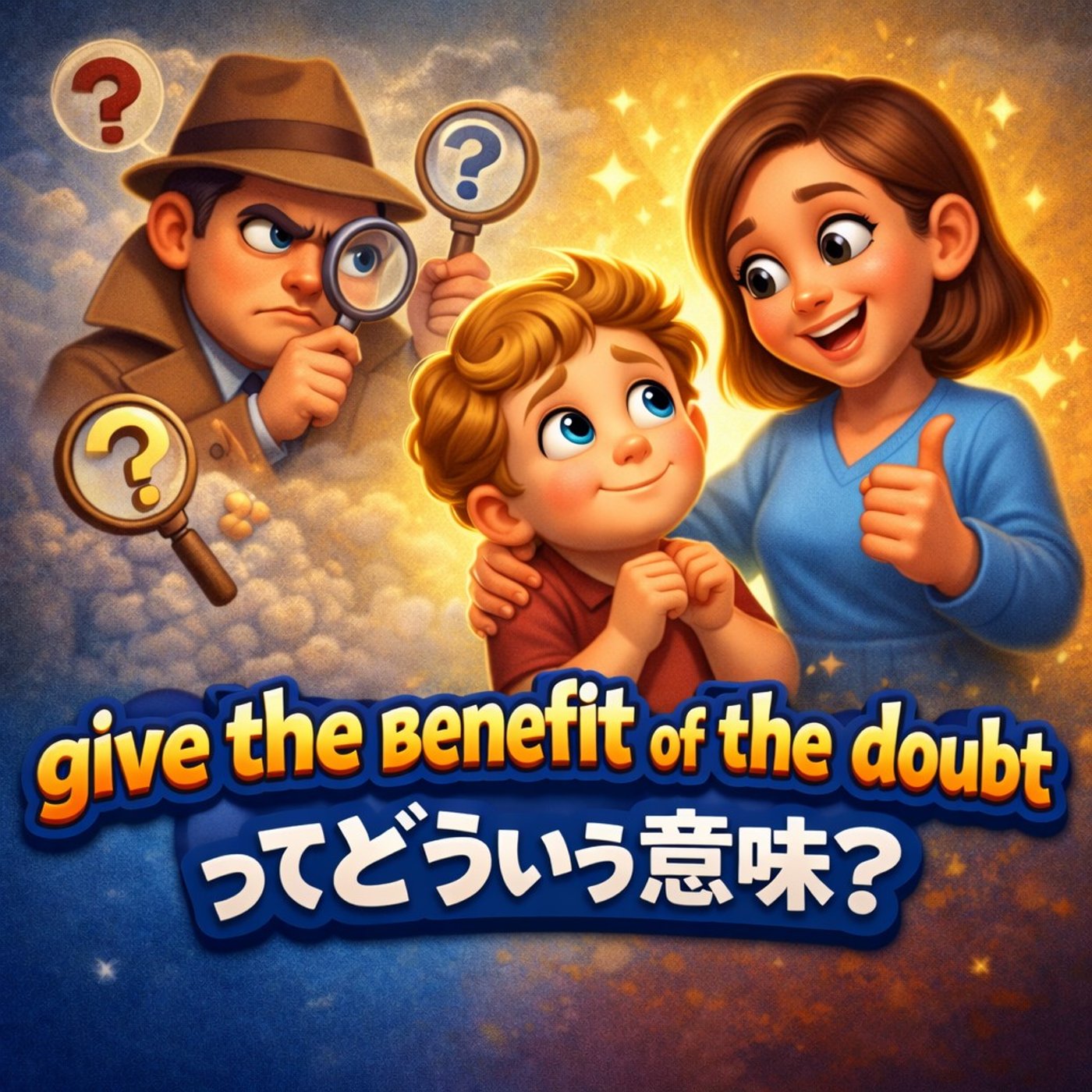 「疑わず信じてみる」って英語でどう表現する？【イディオム解説】