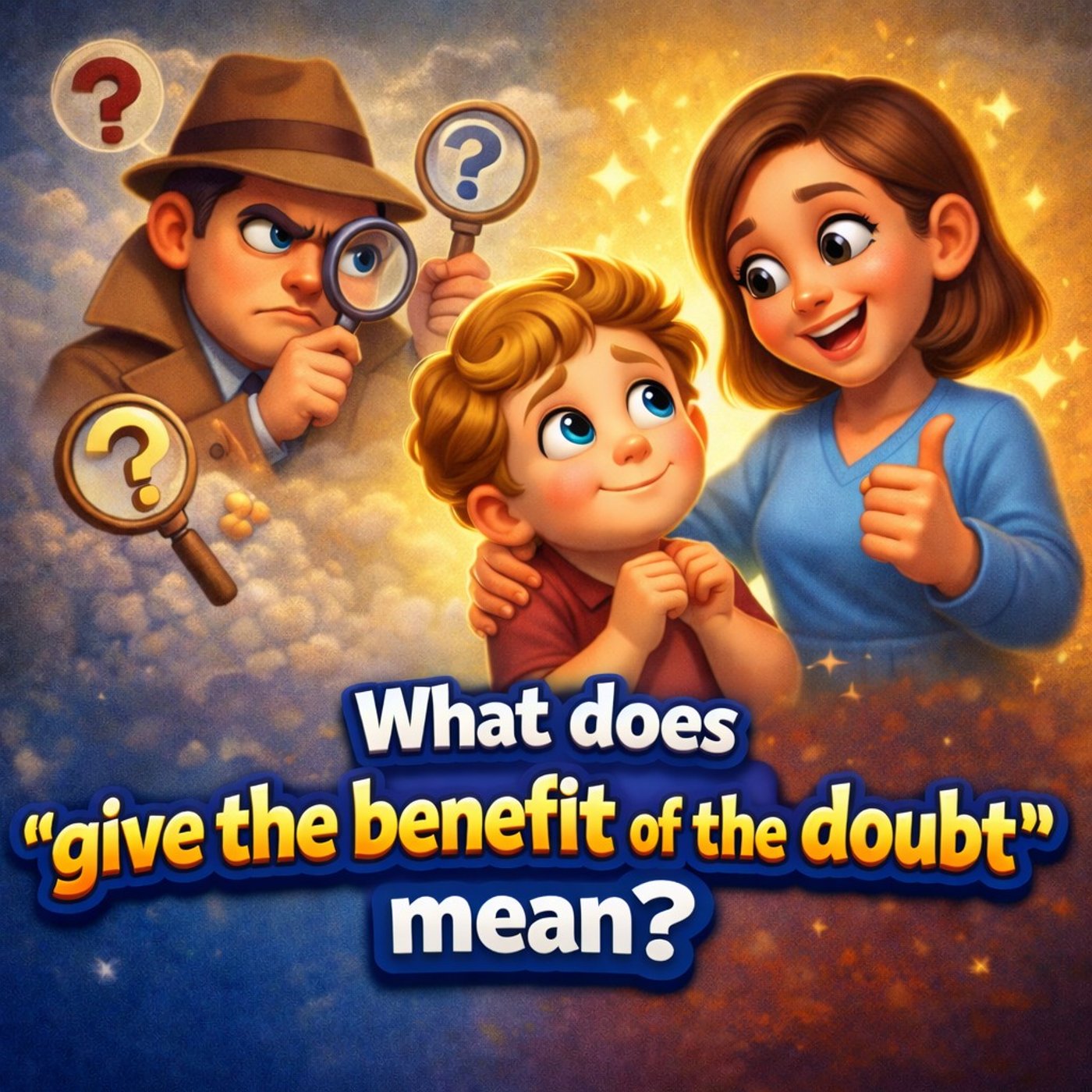 Give the Benefit of the Doubt – Trust