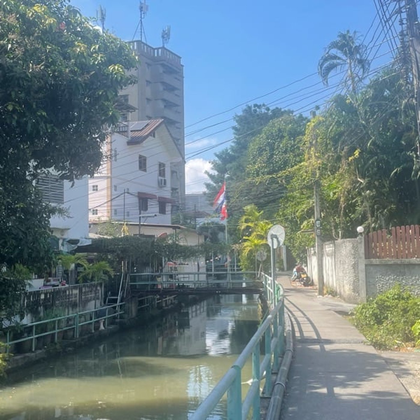 106/朝のプールサイド