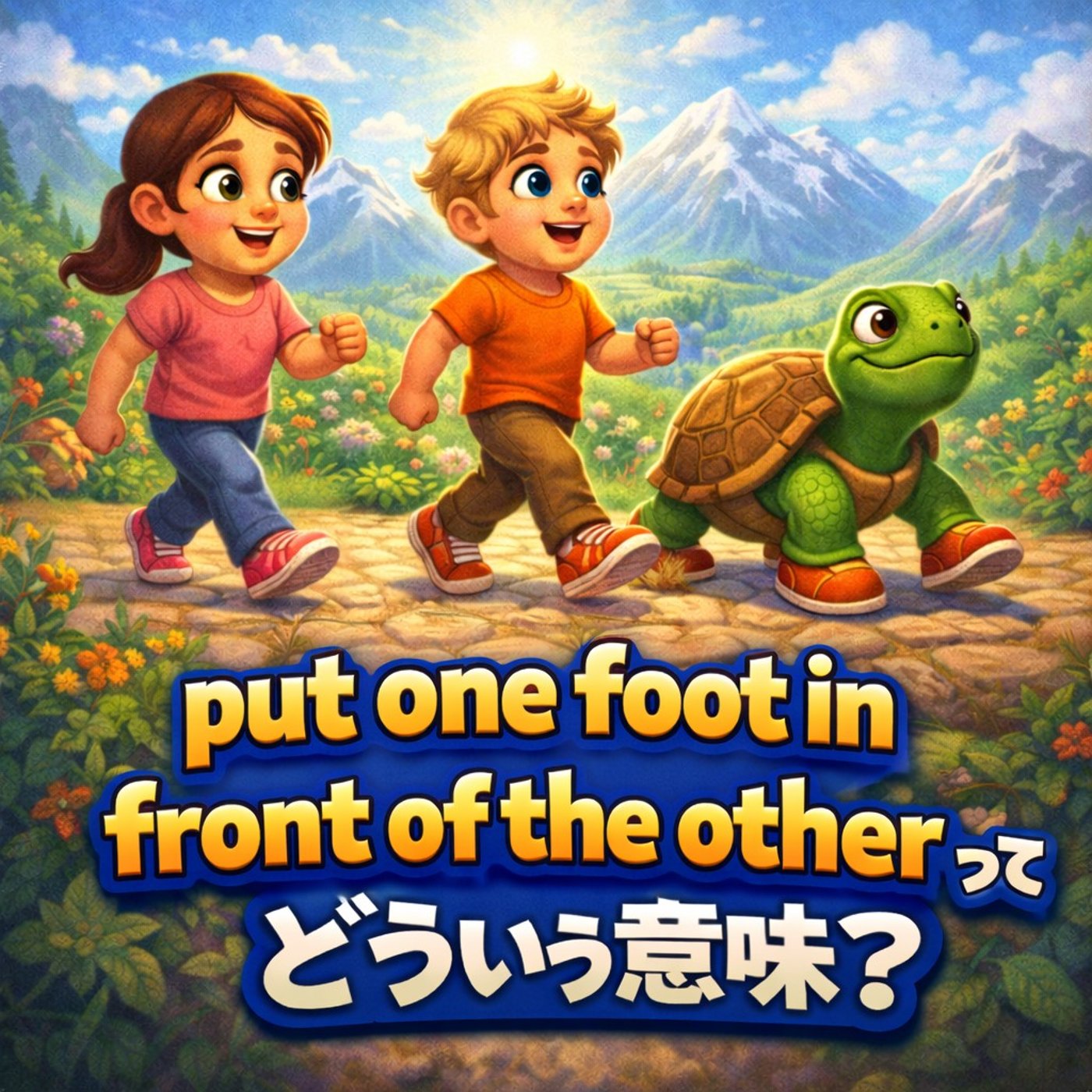 「一歩ずつ前に進む」って英語でどう表現する？【イディオム解説】