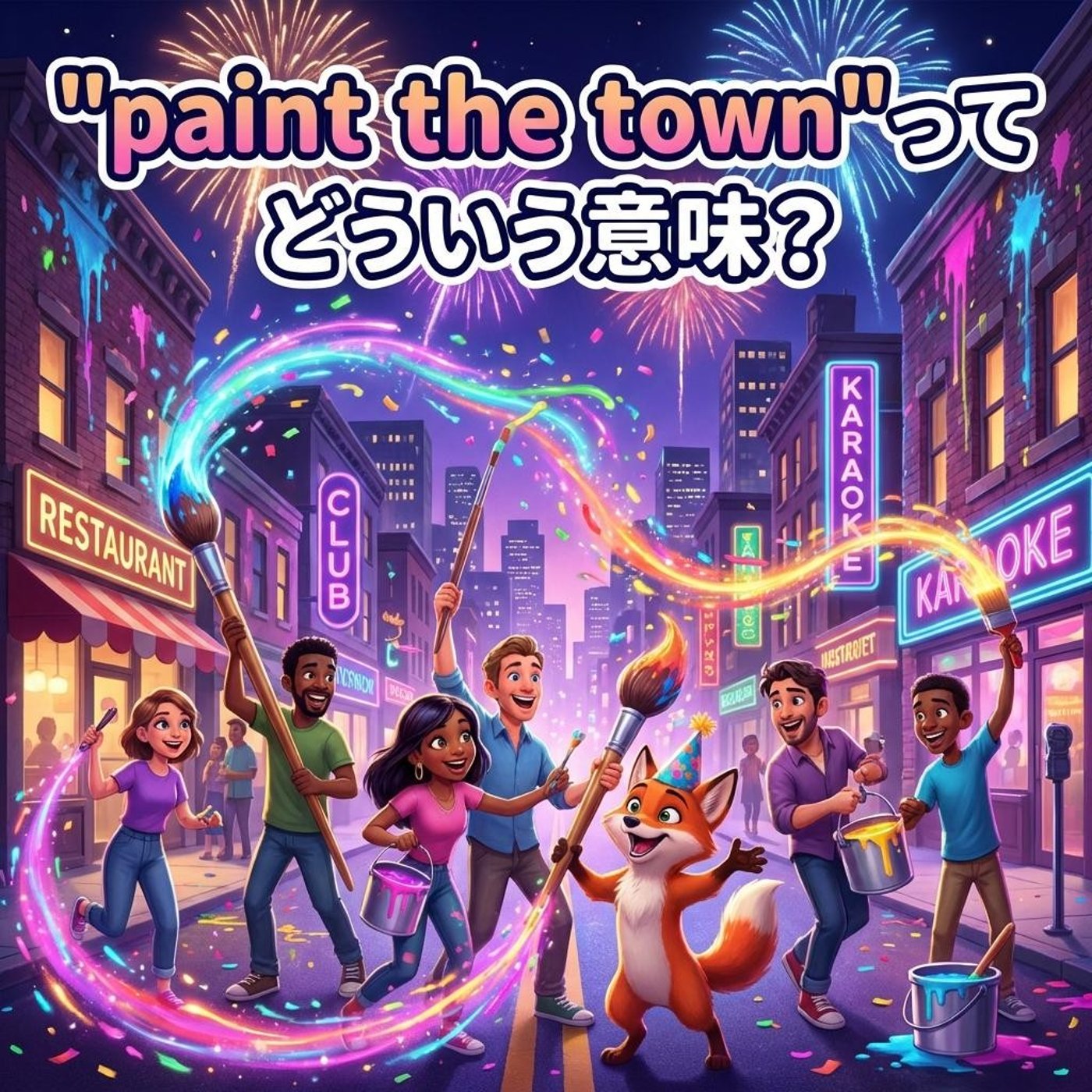 パーッと遊ぶ！って英語でどう表現する？【イディオム解説】