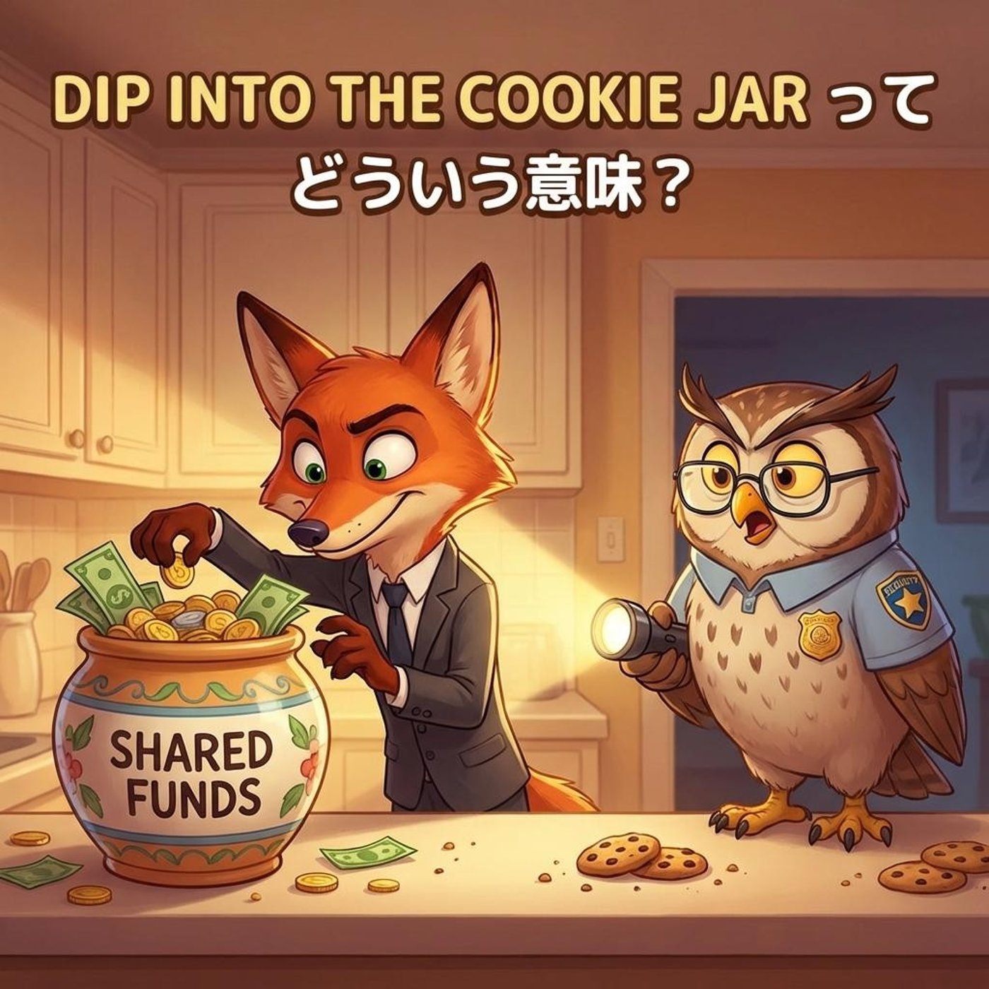 「会社の金を使い込む」って英語でどう表現する？【イディオム解説】