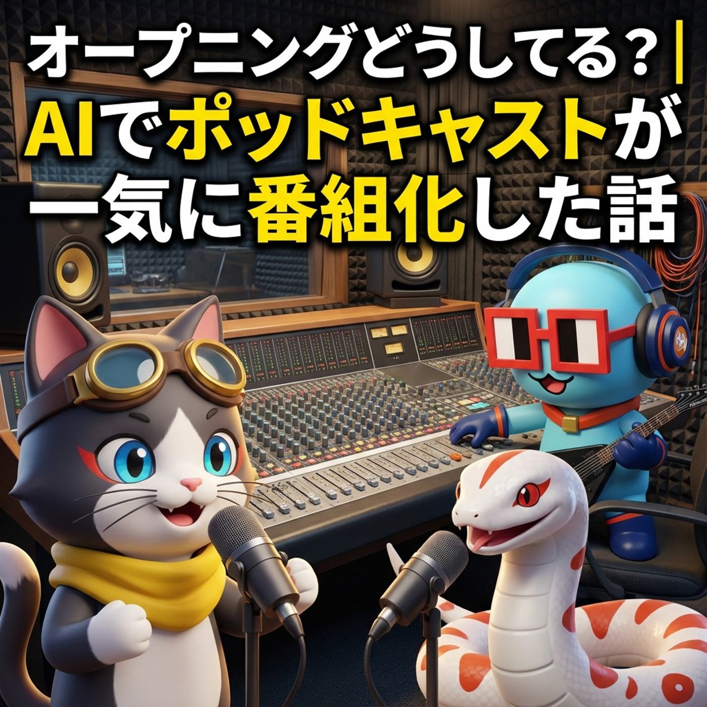 オープニングどうしてる？｜AIでポッドキャストが一気に番組化した話 episode artwork