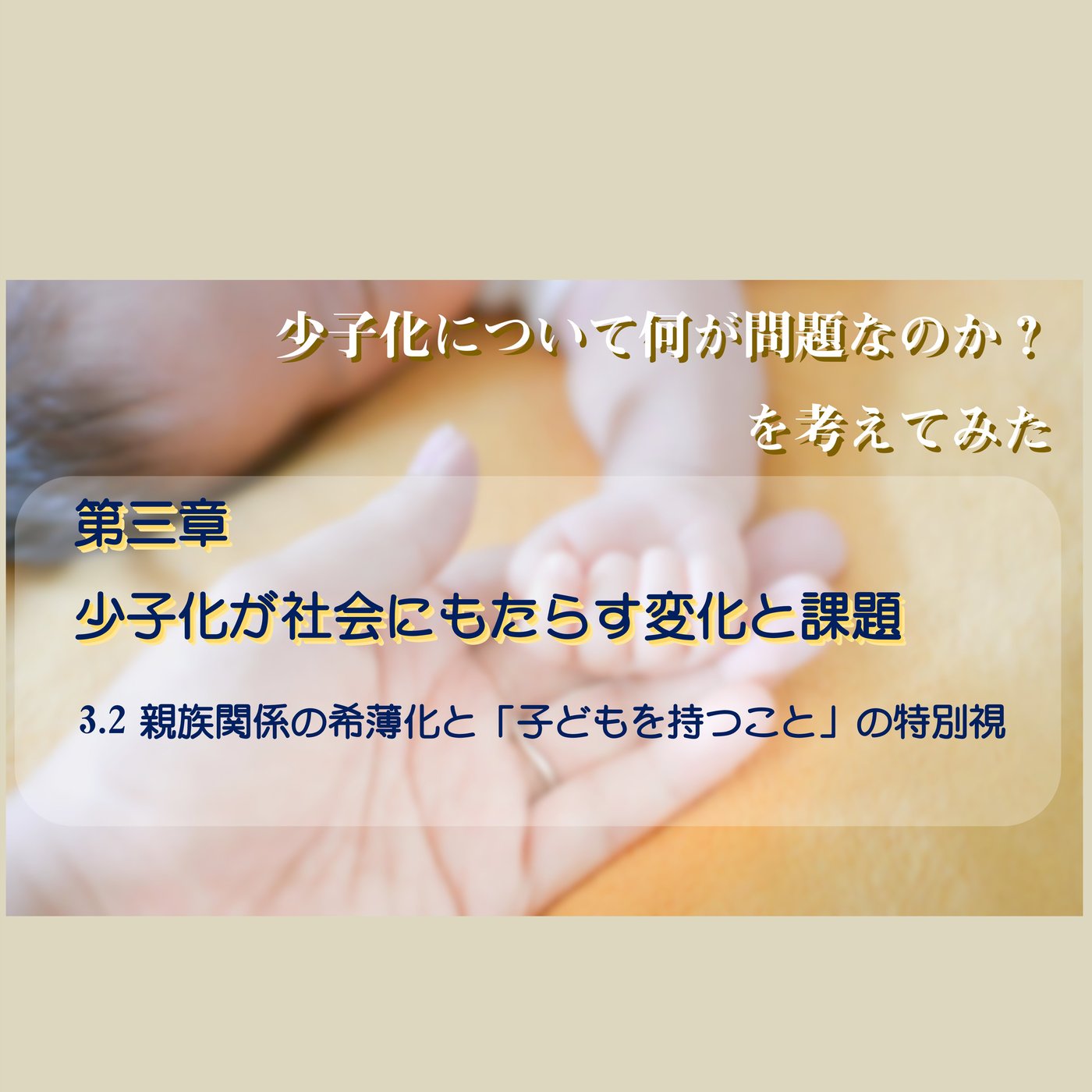 3.2 親族関係の希薄化と「子どもを持つこと」の特別視 episode artwork