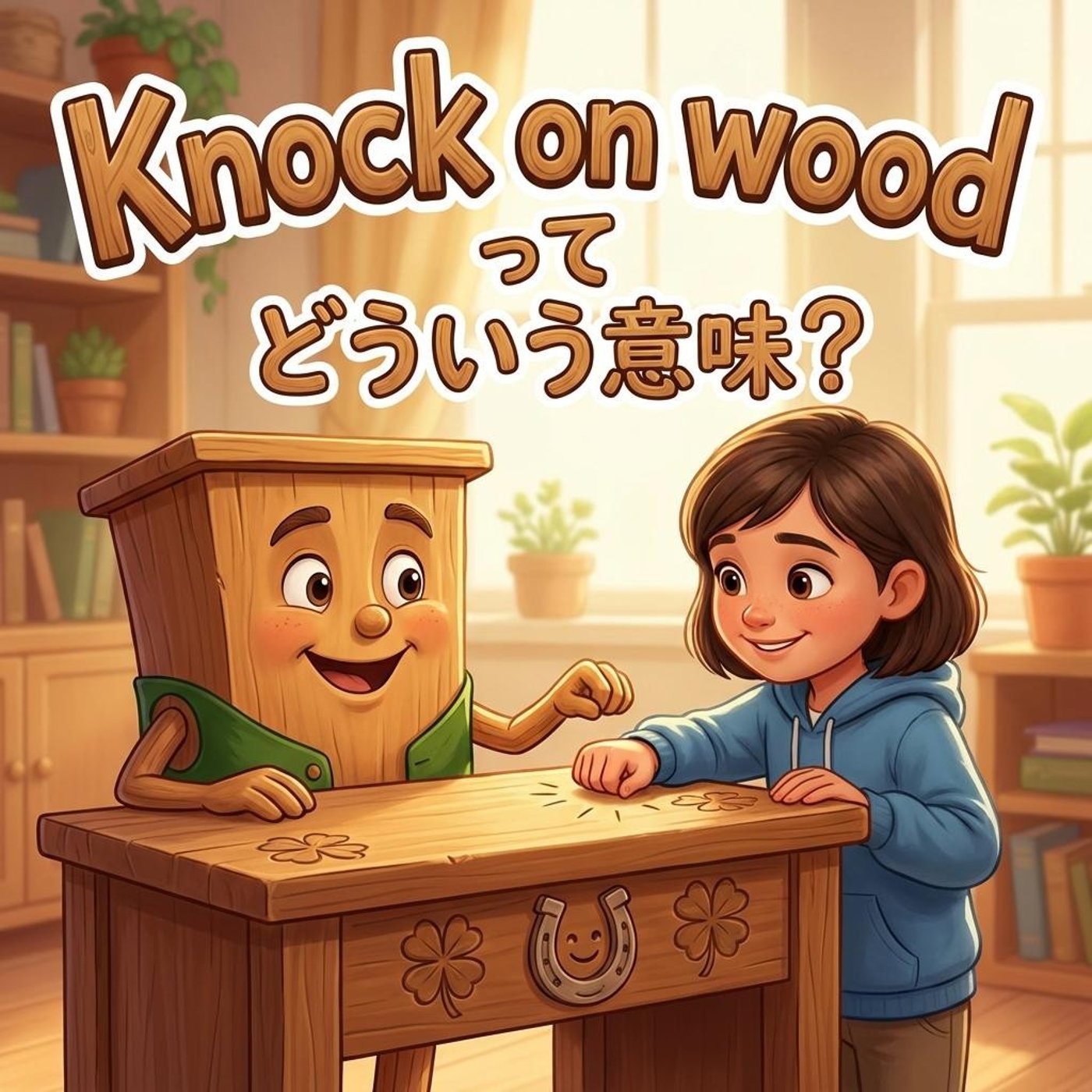 「幸運が続くおまじない」って英語でどう表現する？【イディオム解説】