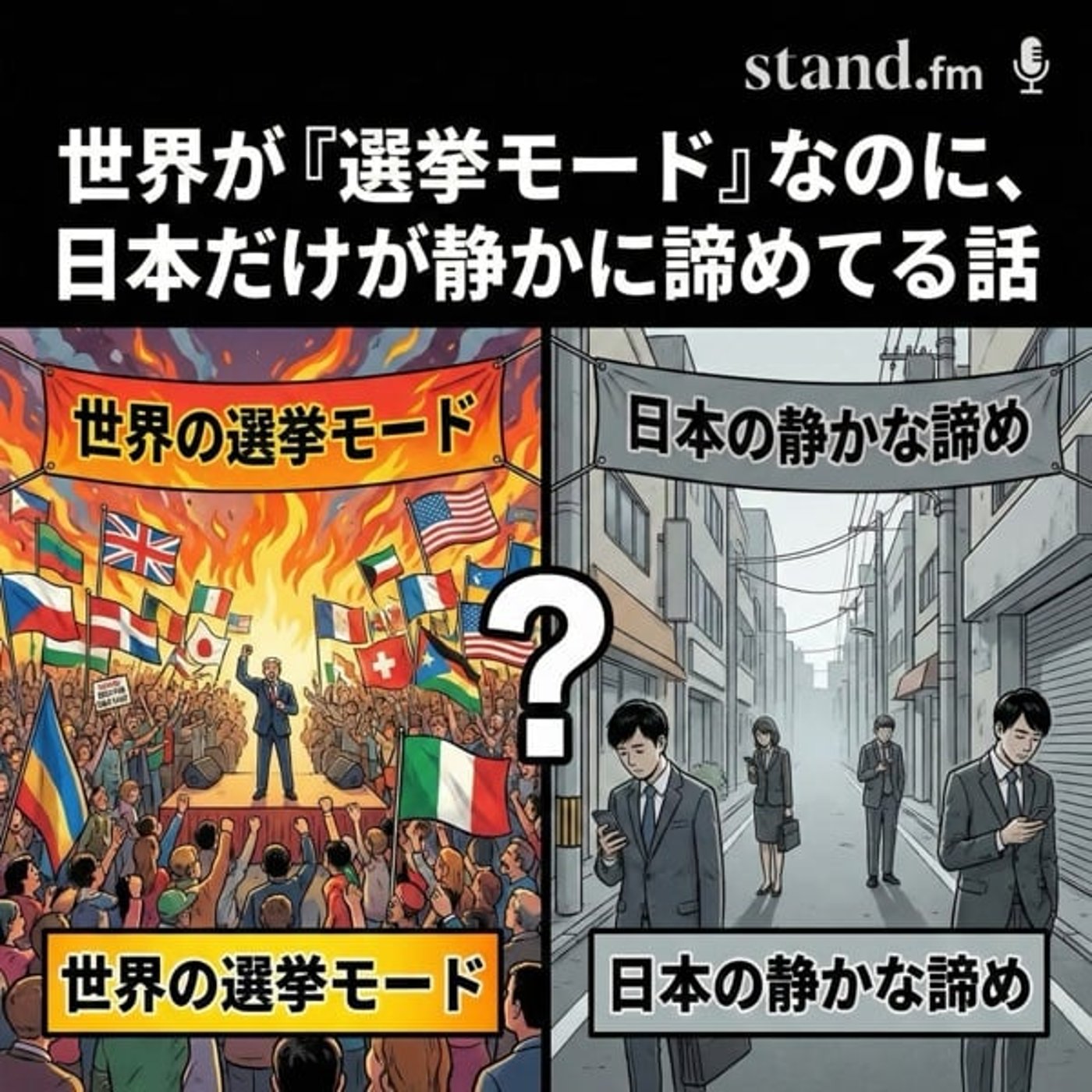 世界が"選挙モード"なのに、日本だけが静かに諦めてる話 episode artwork