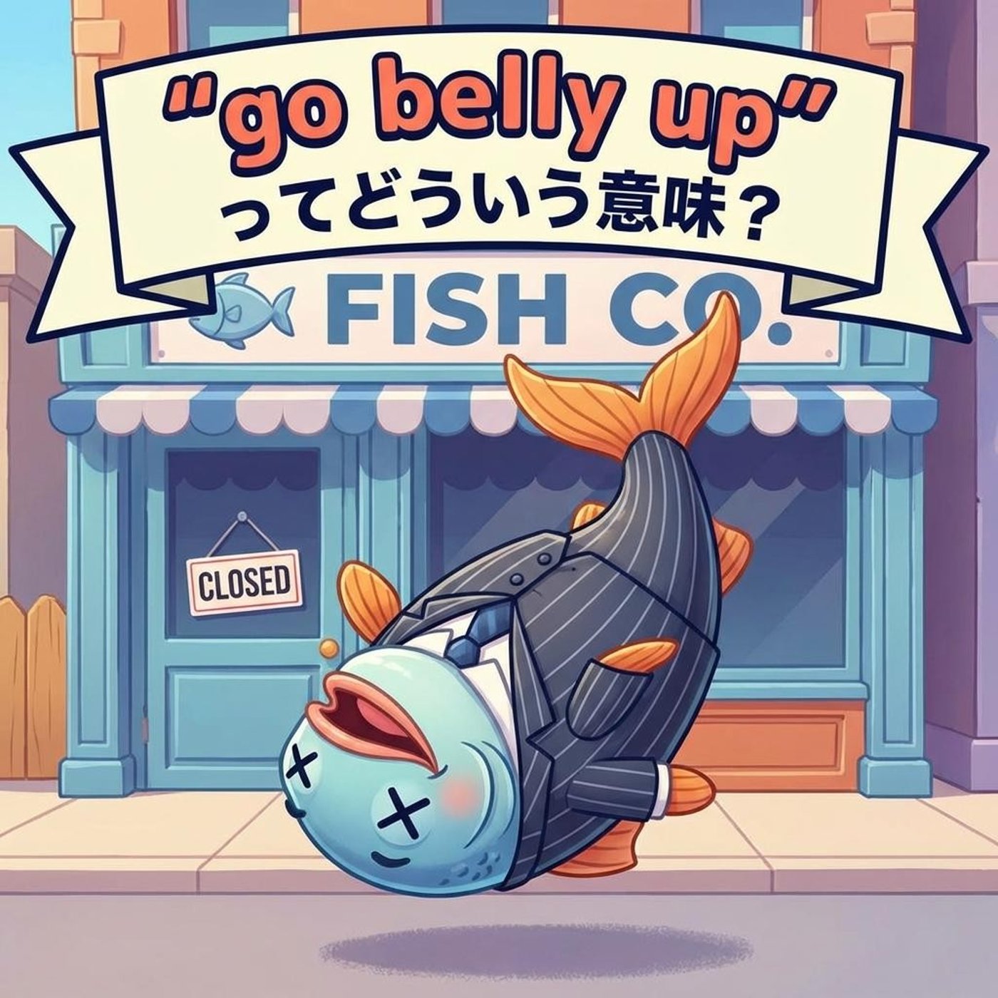 「会社が倒産する」って英語でどう表現する？【イディオム解説】