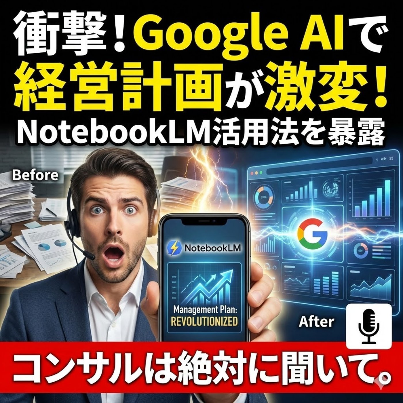「NotebookLM」で経営計画作りが激変した話。コンサルは絶対に聞いて。 episode artwork