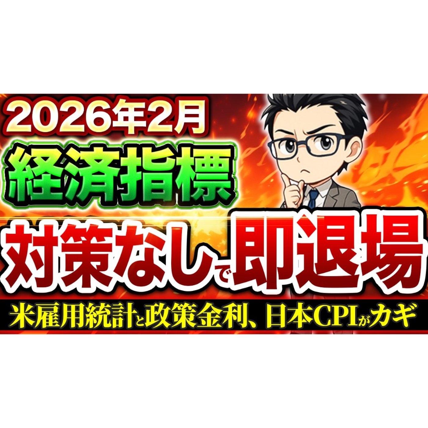 【最新】知らない人は終わります！2026年2月経済指標がやばい！！