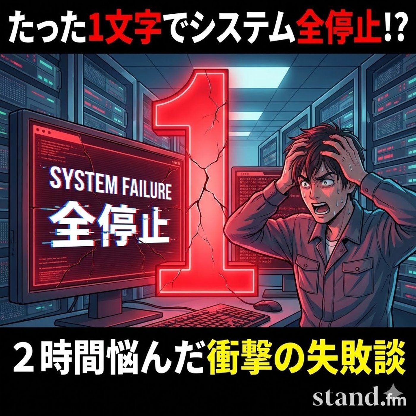 たった1文字でシステム全停止!? 2時間悩んだ衝撃の失敗談 episode artwork