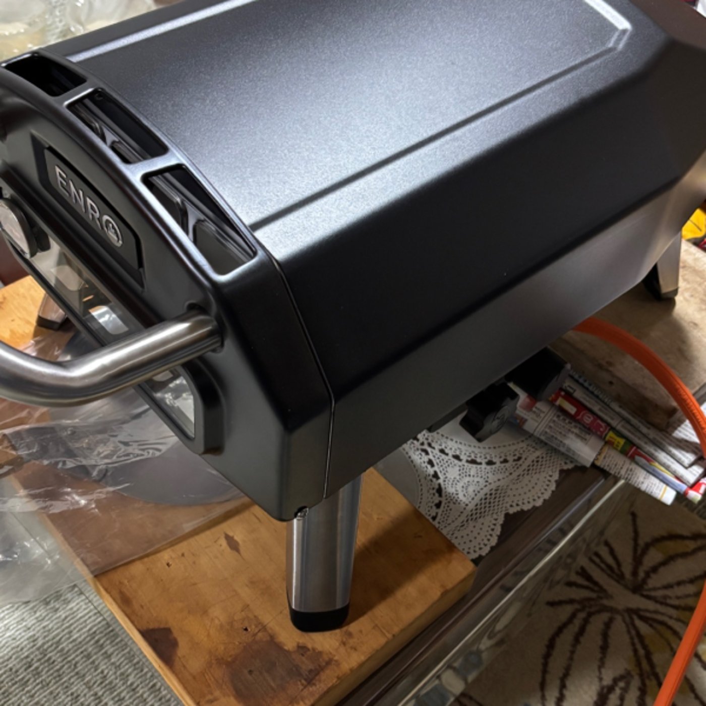 ピザ焼きながら配信